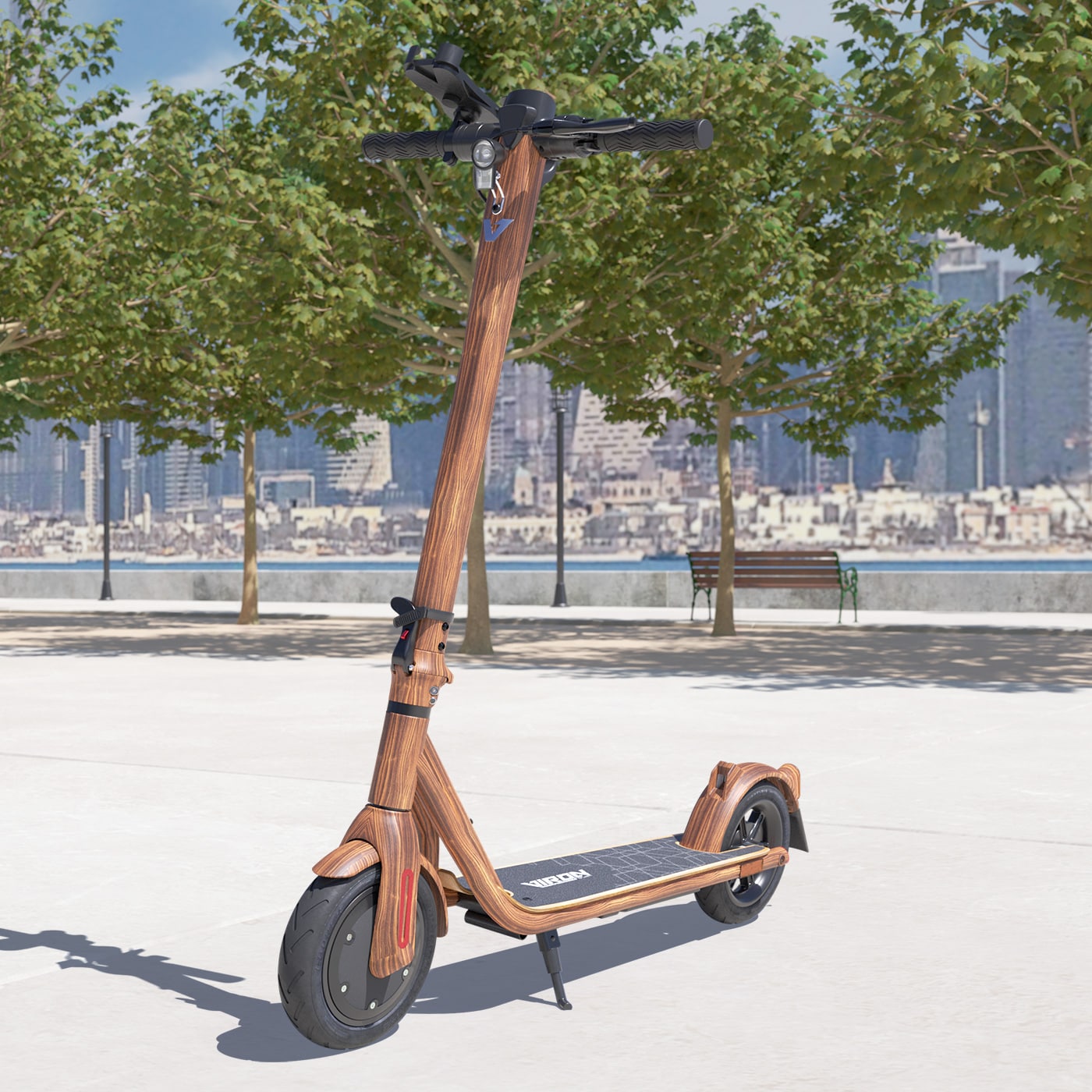Viron E-Scooter XI-700-S versch. Ausführungen Holzoptik mit Straßenzulassung