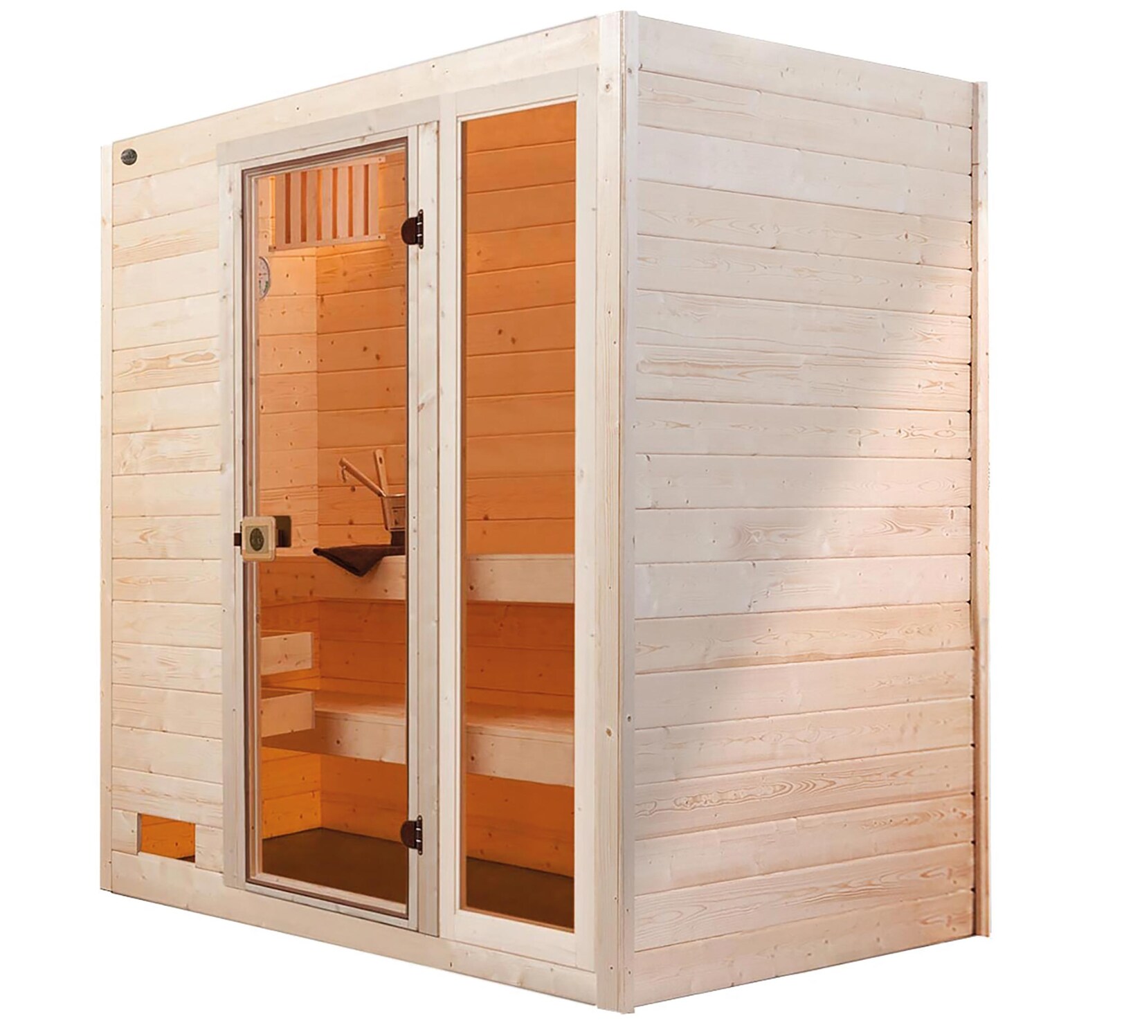 weka Sauna "Valida" Set, 7,5 kW Bio-Ofen mit digitaler Steuerung