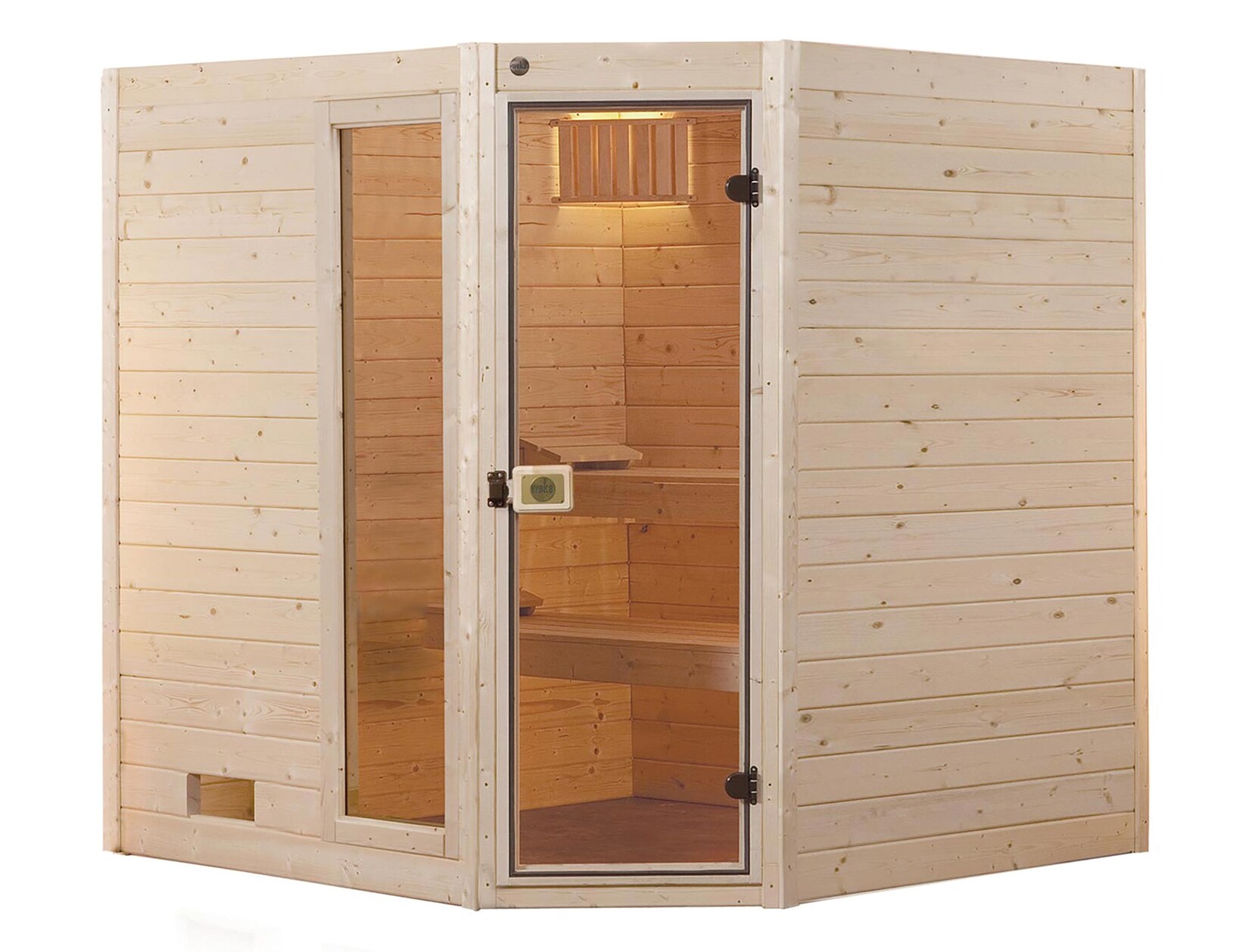 weka Sauna "Valida" Set, 7,5 kW-Ofen mit digitaler Steuerung