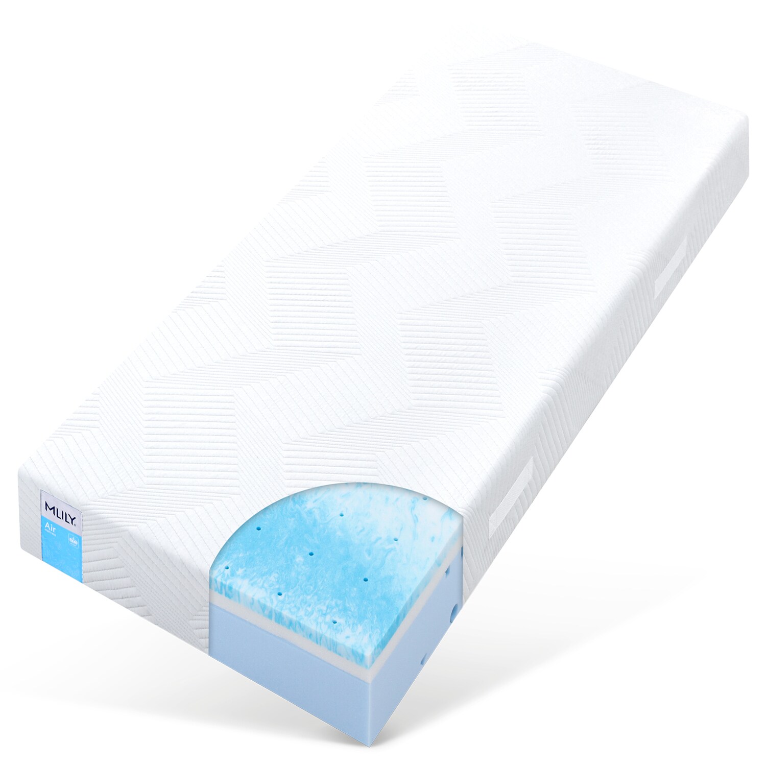 Bestschlaf Visko-Gelschaum-Matratze Mlily »Air«, 18cm dick, 90×200 cm | 06947410509027