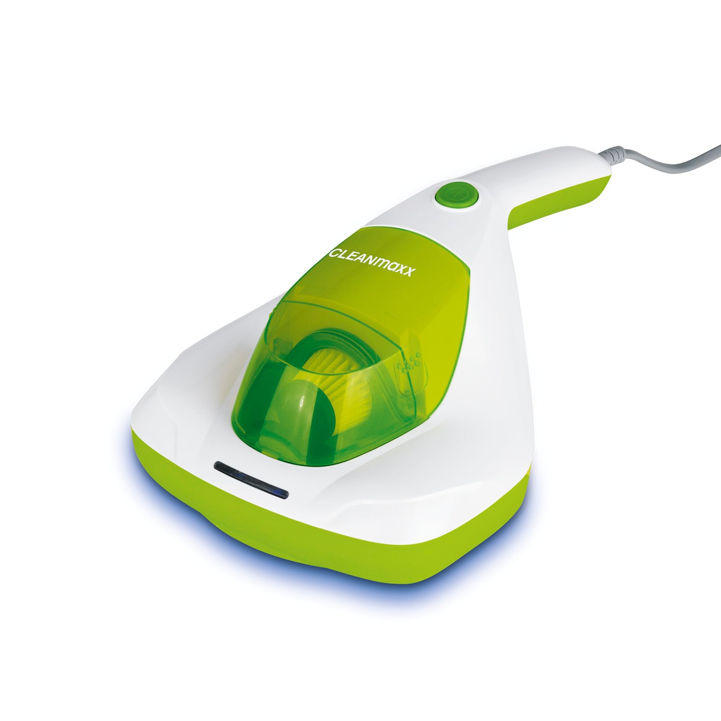 CLEANmaxx Milben-Handstaubsauger Kompakt mit UV-C-Licht 300W wei&szlig;/limegreen - Bild 1