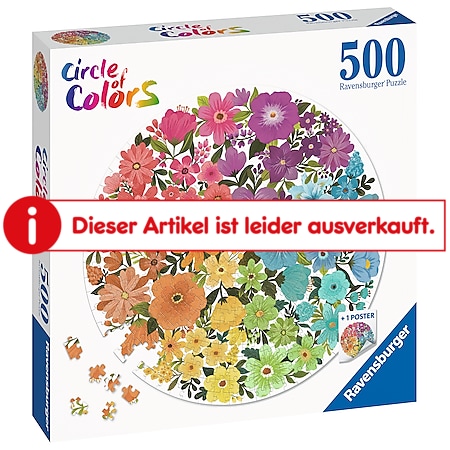 Ravensburger Puzzle -versch Ausführungen -Circle of Colors - Flowers - Bild 1