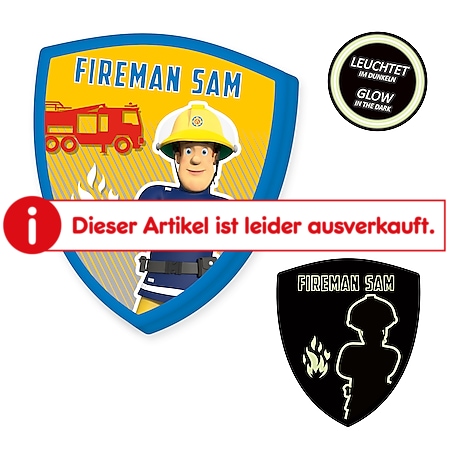 Kinder Lizenz Formkissen Glow in the dark Feuerwehrmann Sam - versch. Ausführungen - Bild 1