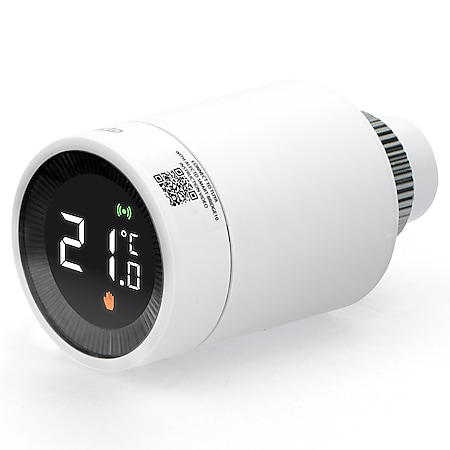 Alecto SMART-HEAT10 - Smart Zigbee Heizkörper-Thermostat, Weiß - Bild 1