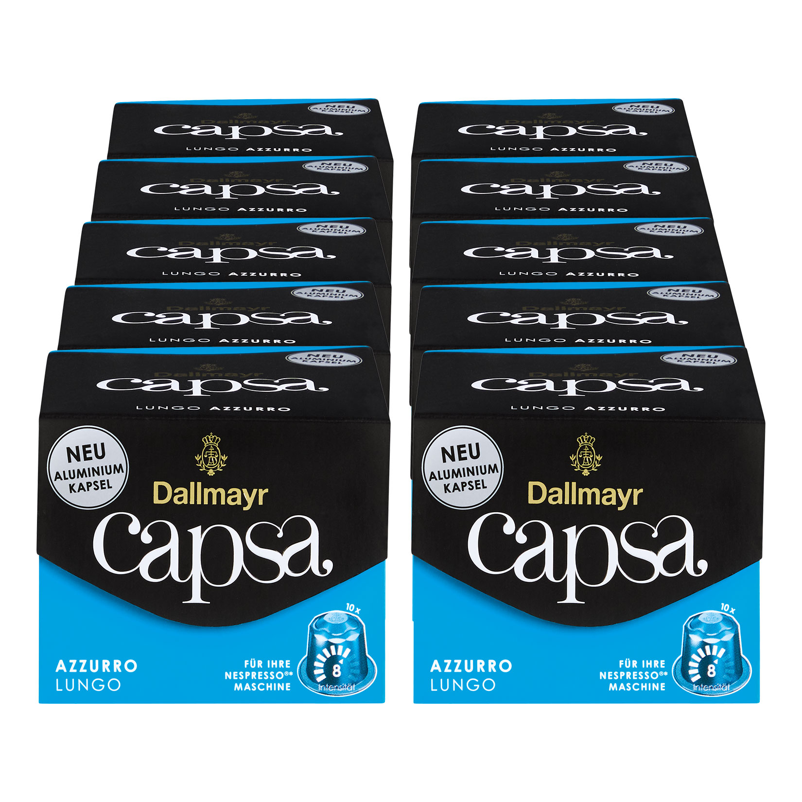 Dallmayr Capsa Lungo Azzurro 56 g, 10er Pack - Bild 1