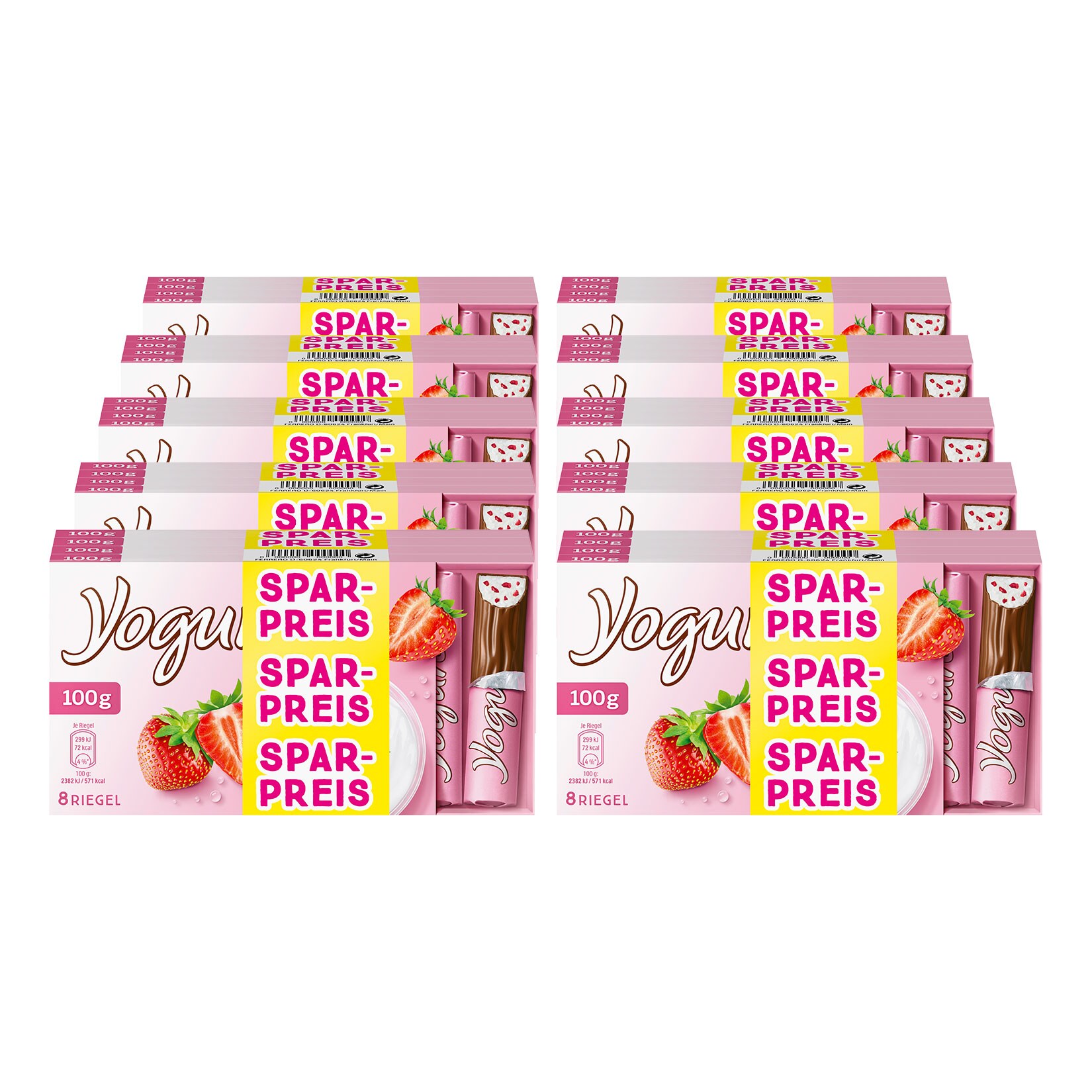 Ferrero Yogurette Sparpreis 400 g, 10er Pack - Bild 1