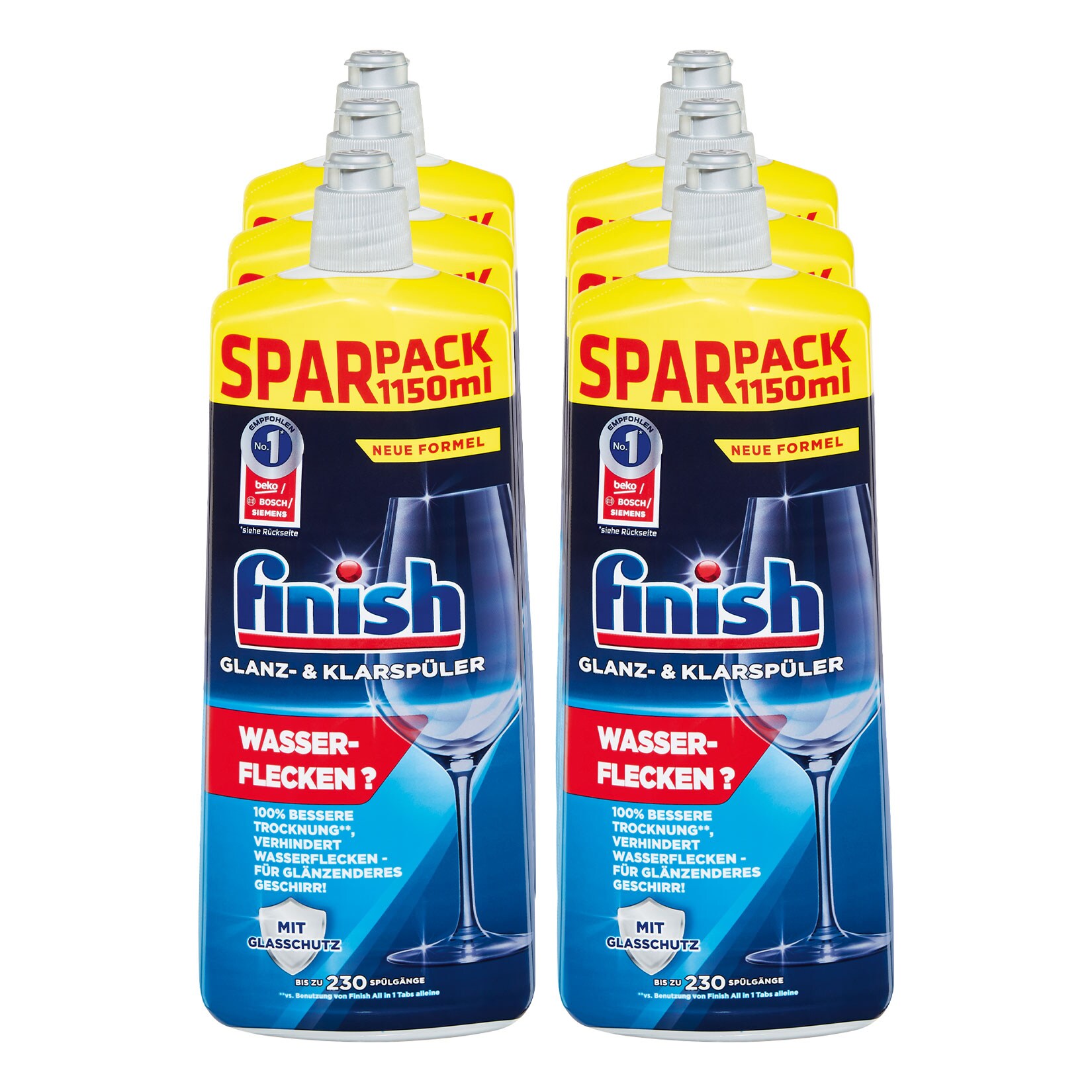 Finish Klarsp&uuml;ler 1,15 Liter, 6er Pack - Bild 1