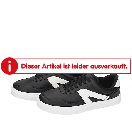 Damen Sneaker - versch. Größen - schwarz-weiß, Größe 38 - Bild 1
