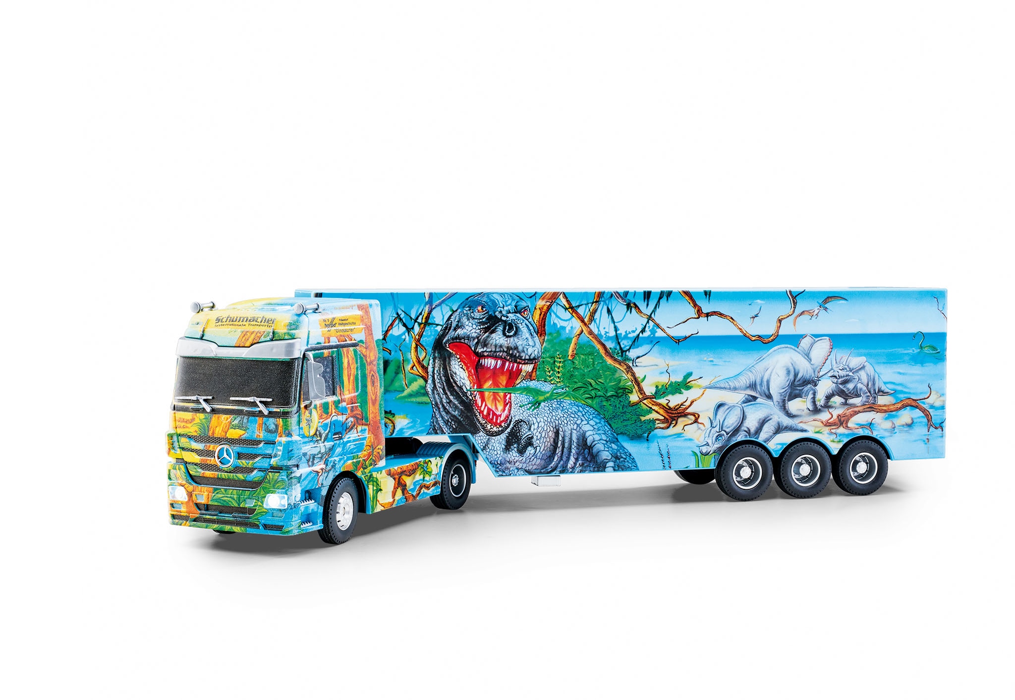 RC Show Truck Mercedes Benz Actros "Dino Express" - Bild 1