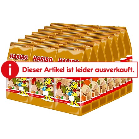 Haribo Weihnachtsbäckerei 250 g, 21er Pack - Bild 1