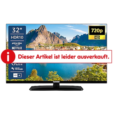Telefunken D32H660X5CWI 32 Zoll LED Fernseher, Smart TV, HD-Ready, Alexa Built-in, inkl. 6 Monate gratis HD+ - Bild 1