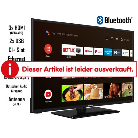 Telefunken D40F550X2CW 40 Zoll LED Netto Android TV, kaufen Fernseher, Smart bei online Full HD