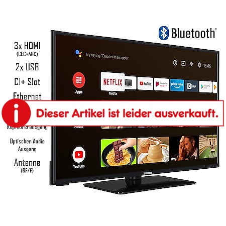 Telefunken D40F550X2CW 40 Zoll LED Fernseher, Android Smart TV, Full HD  online kaufen bei Netto