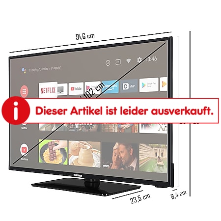 bei online Fernseher, Android 40 LED TV, Smart Full HD Zoll Netto D40F550X2CW Telefunken kaufen
