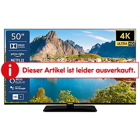 Telefunken D50U660X5CWI 50 Zoll LED Fernseher, Smart TV, 4K UHD, Alexa Built-in, inkl. 6 Monate gratis HD+ - Bild 1