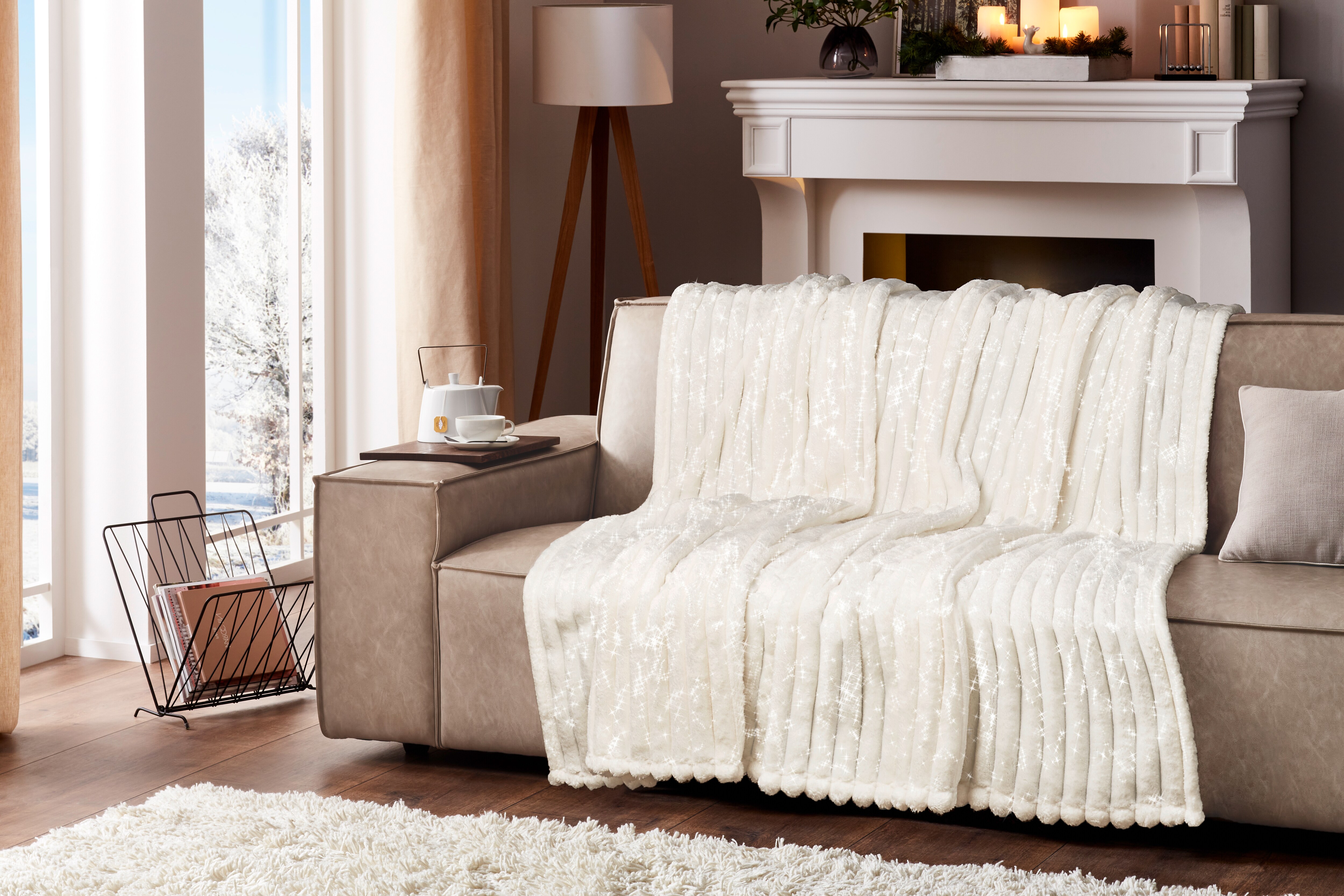 Dekor Wohndecke -creme- sortiert - Bild 1