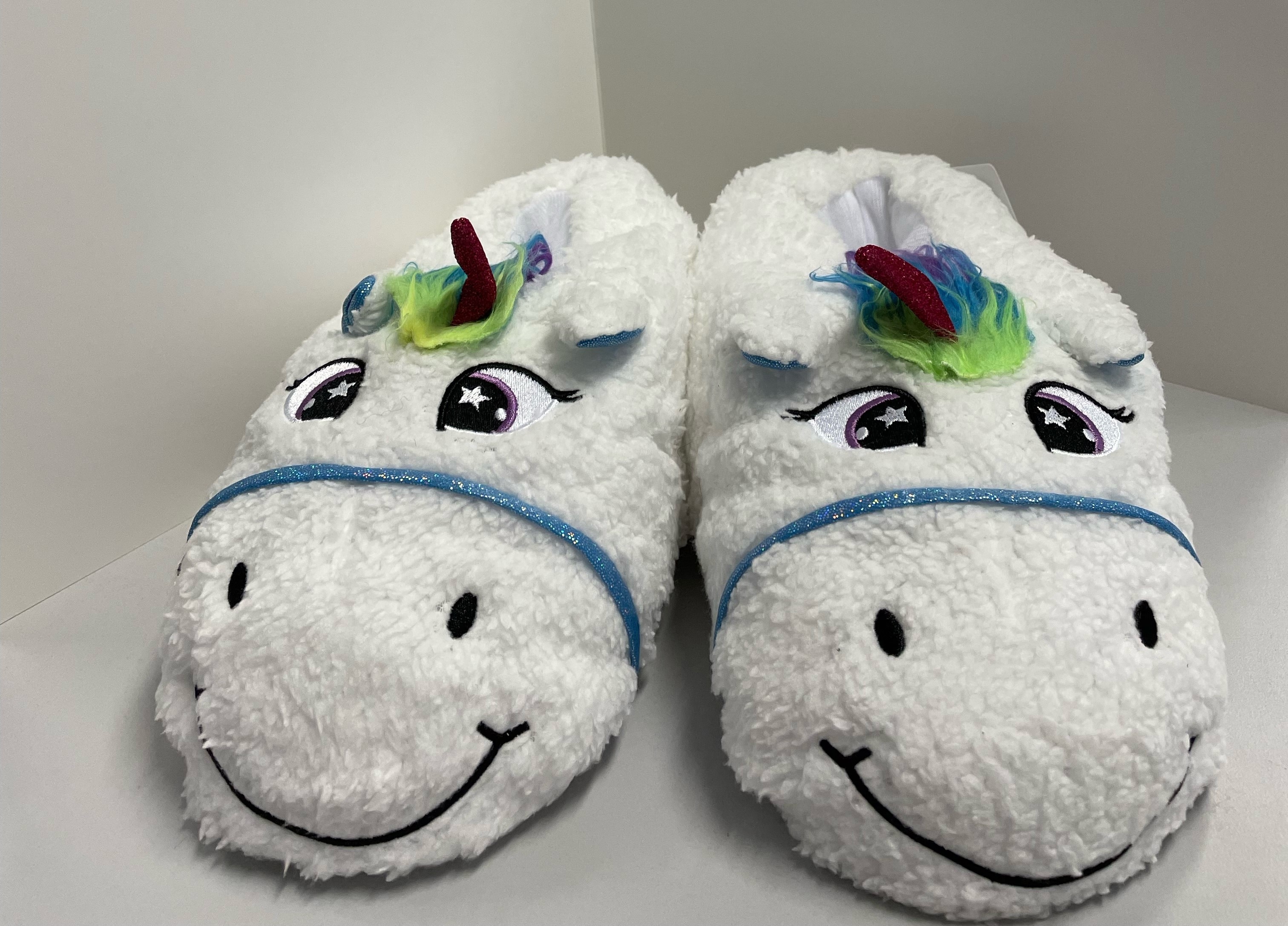 Kuschel Hausschuhe - Einhorn Gr. 35/38 - Bild 1