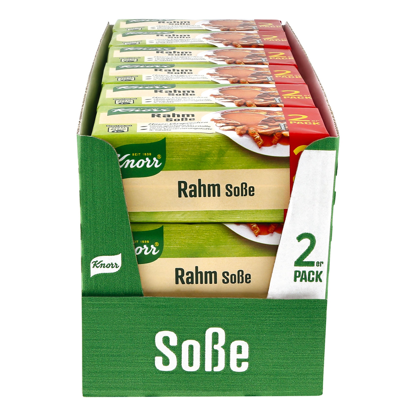 Knorr Rahm So&szlig;e ergibt 2 x 250 ml, 18er Pack - Bild 1