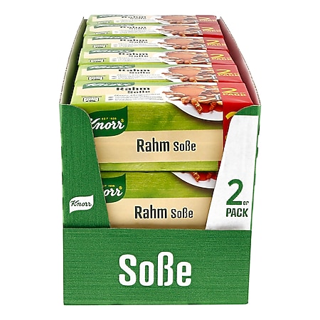 Knorr Rahm Soße ergibt 2 x 250 ml, 18er Pack - Bild 1
