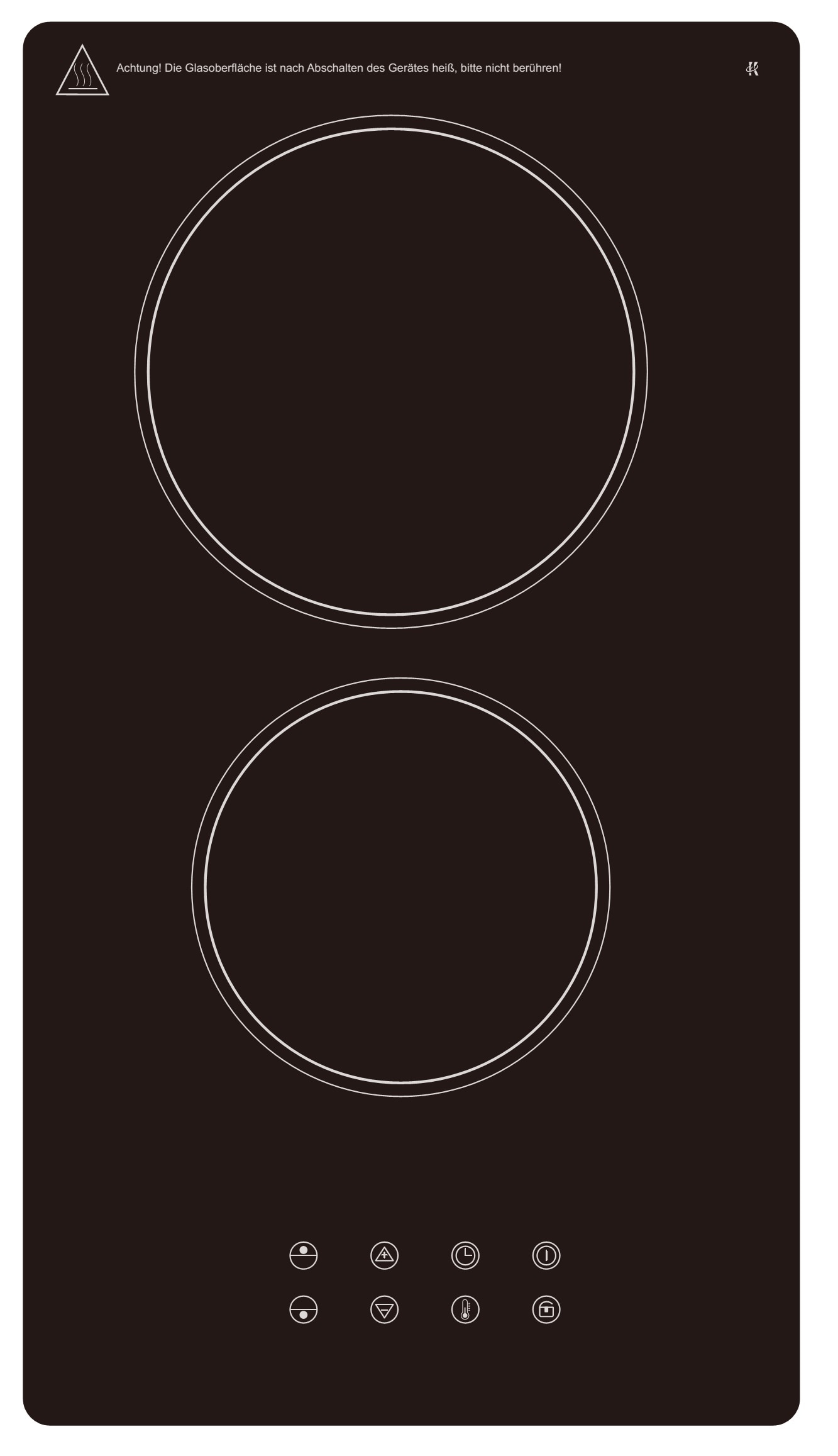 PKM Glaskeramik-Doppelkochplatte EB-DCF-2X - Bild 1