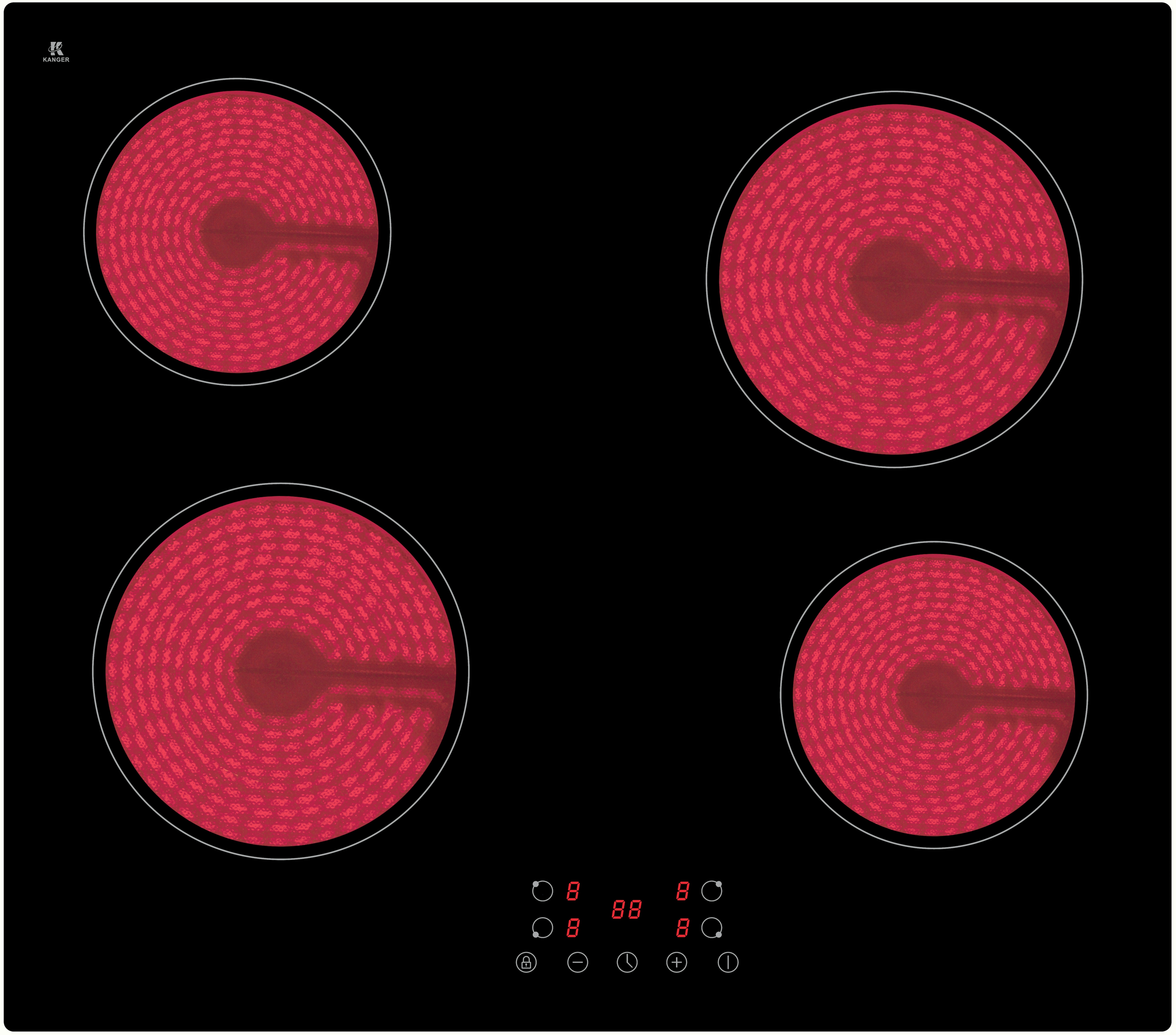 PKM Glaskeramikkochfeld KF4 G - Bild 1