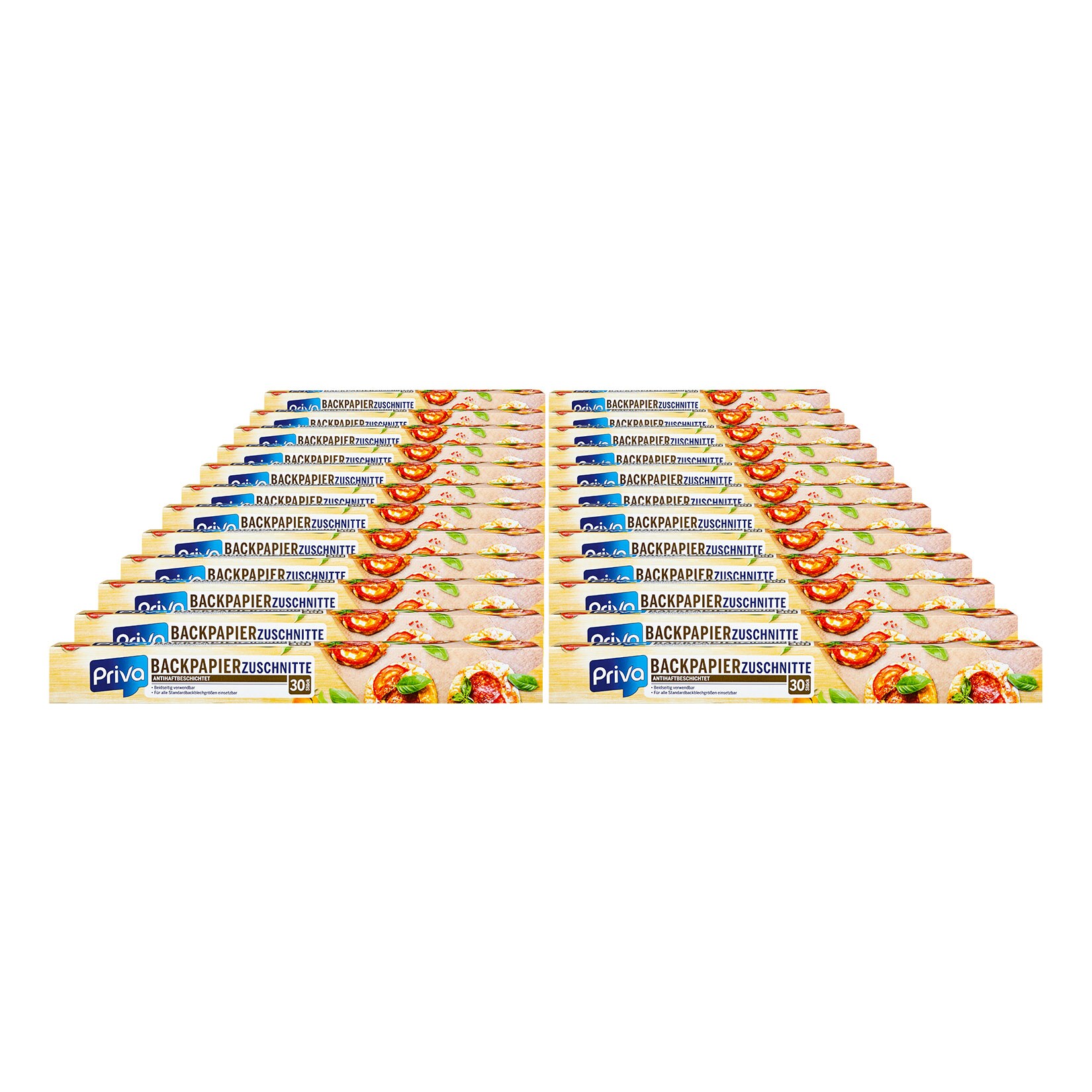 Priva Backpapierzuschnitte 30 St&uuml;ck, 24er Pack - Bild 1