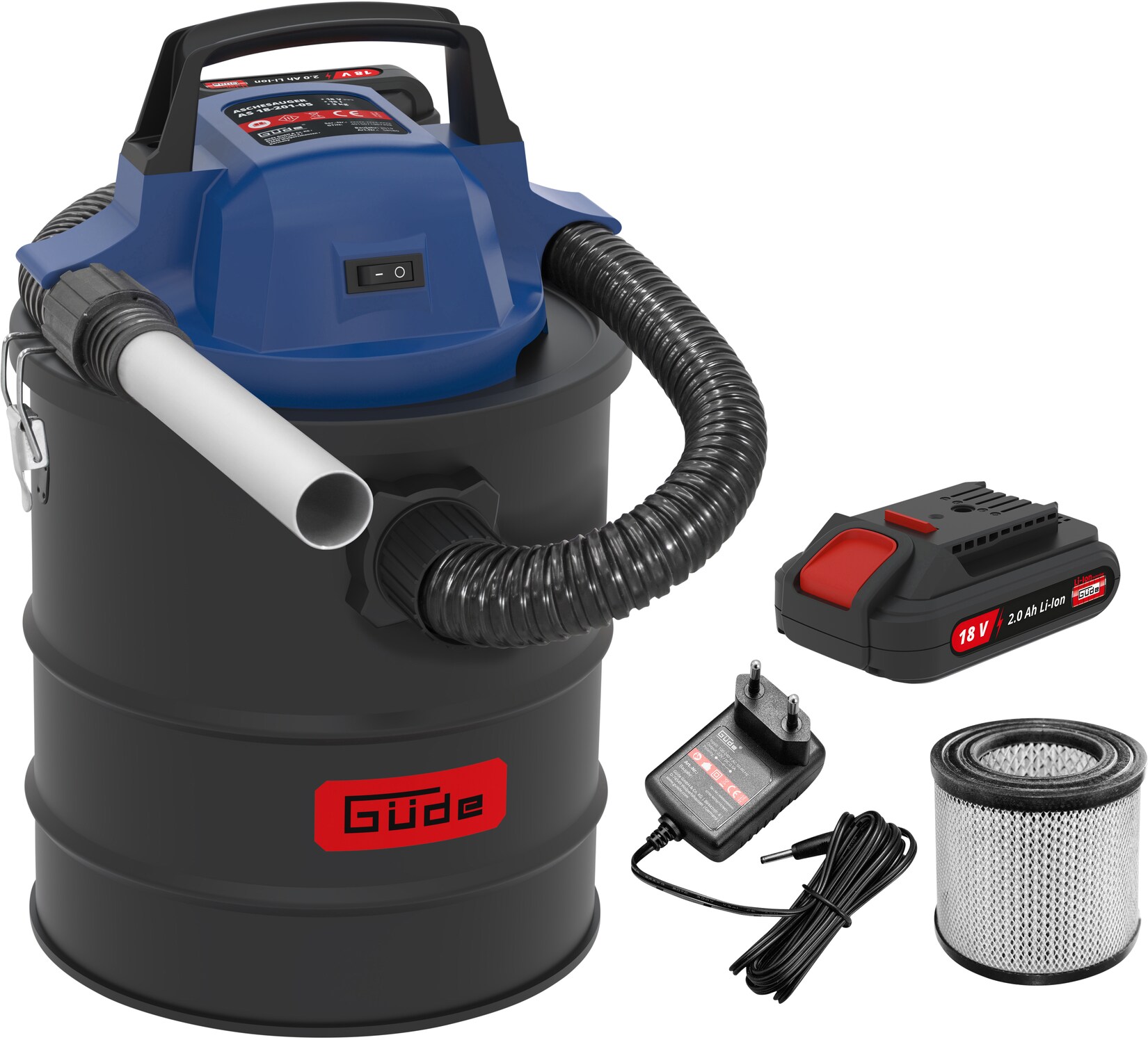 Güde AS 18-201-05 Akku Aschesauger | 04015671967398