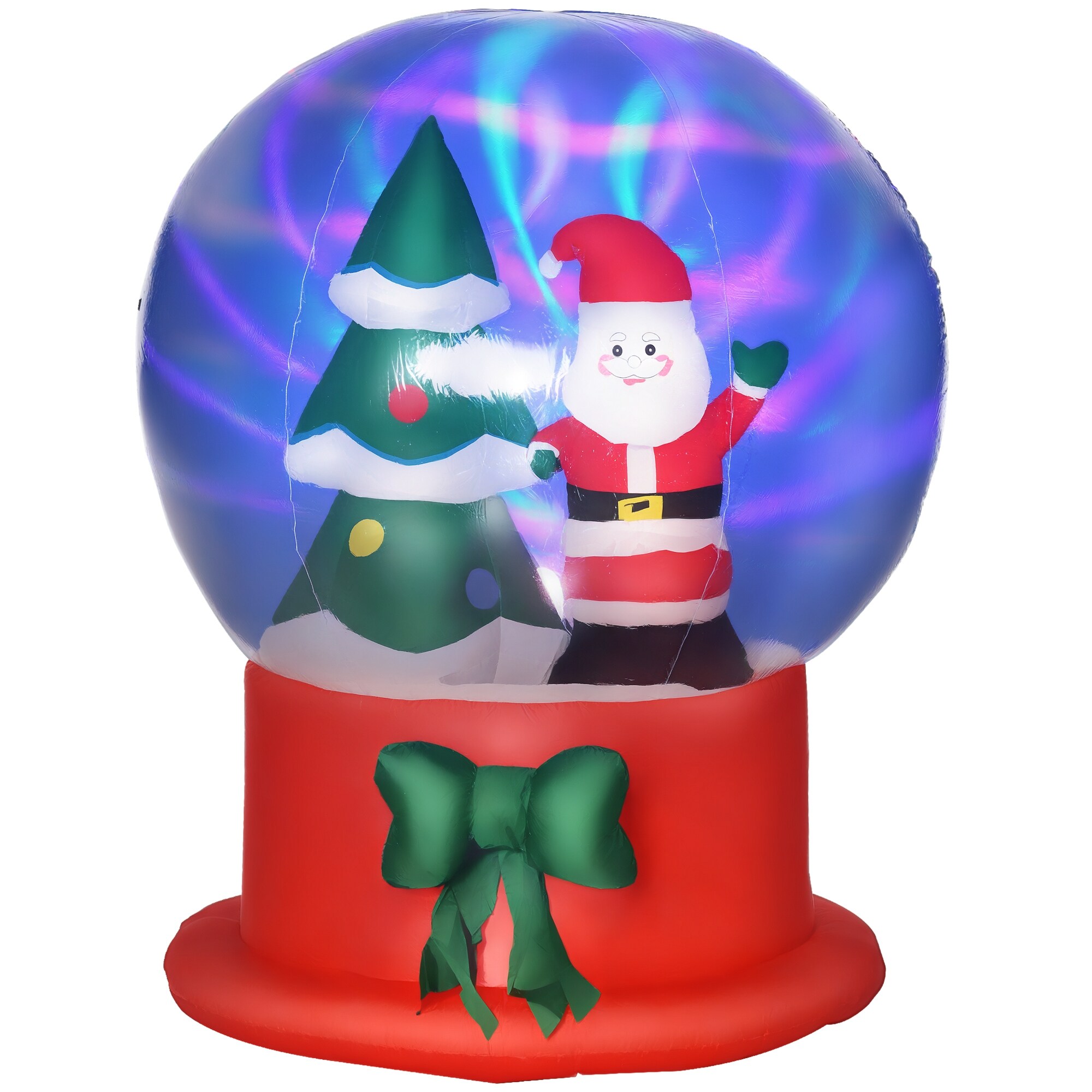 Outsunny Aufblasbare Weihnachtsdekoration Polyester-Stoff(100%) - Bild 1