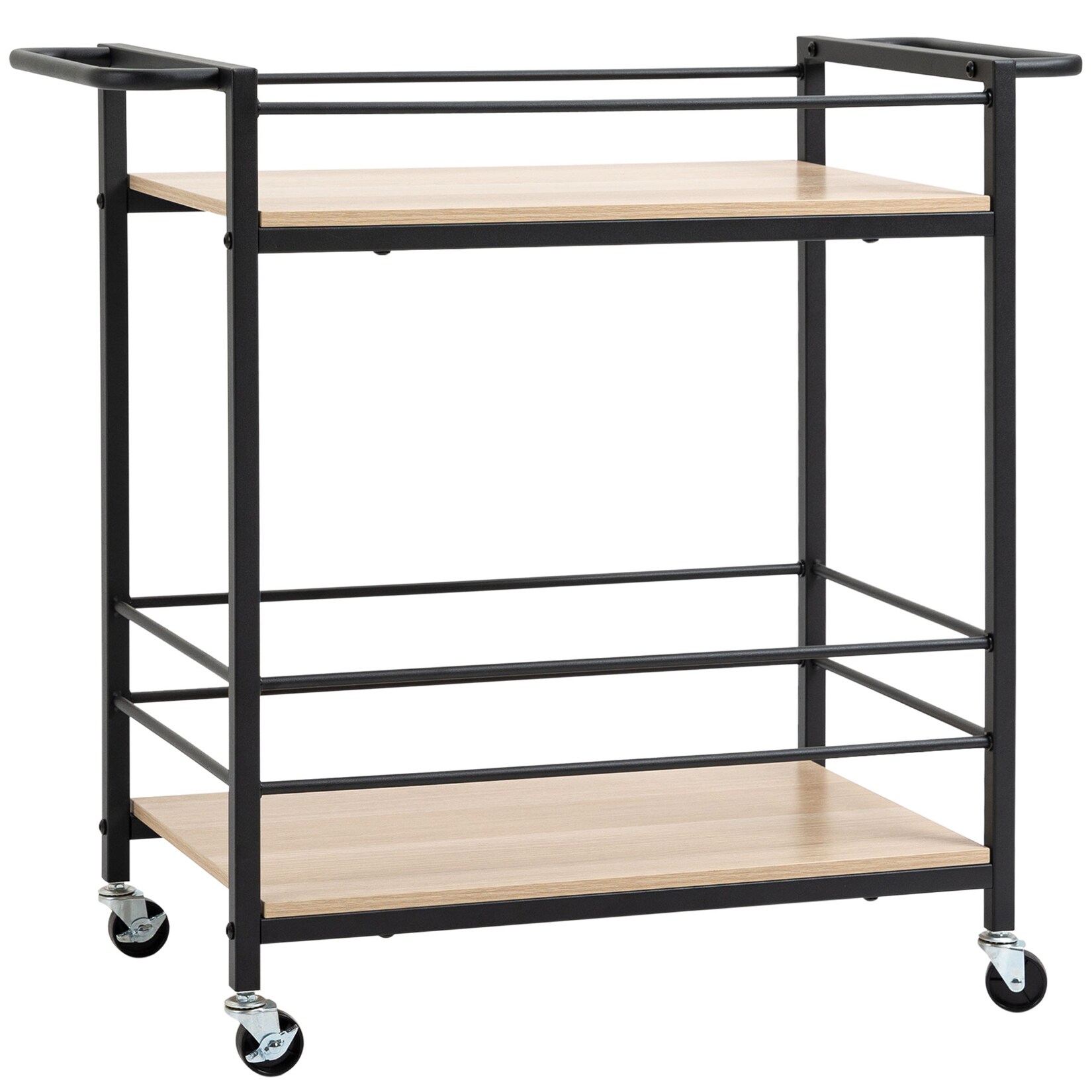 HOMCOM Küchenwagen Spanplatte, Stahl | 04251774965972