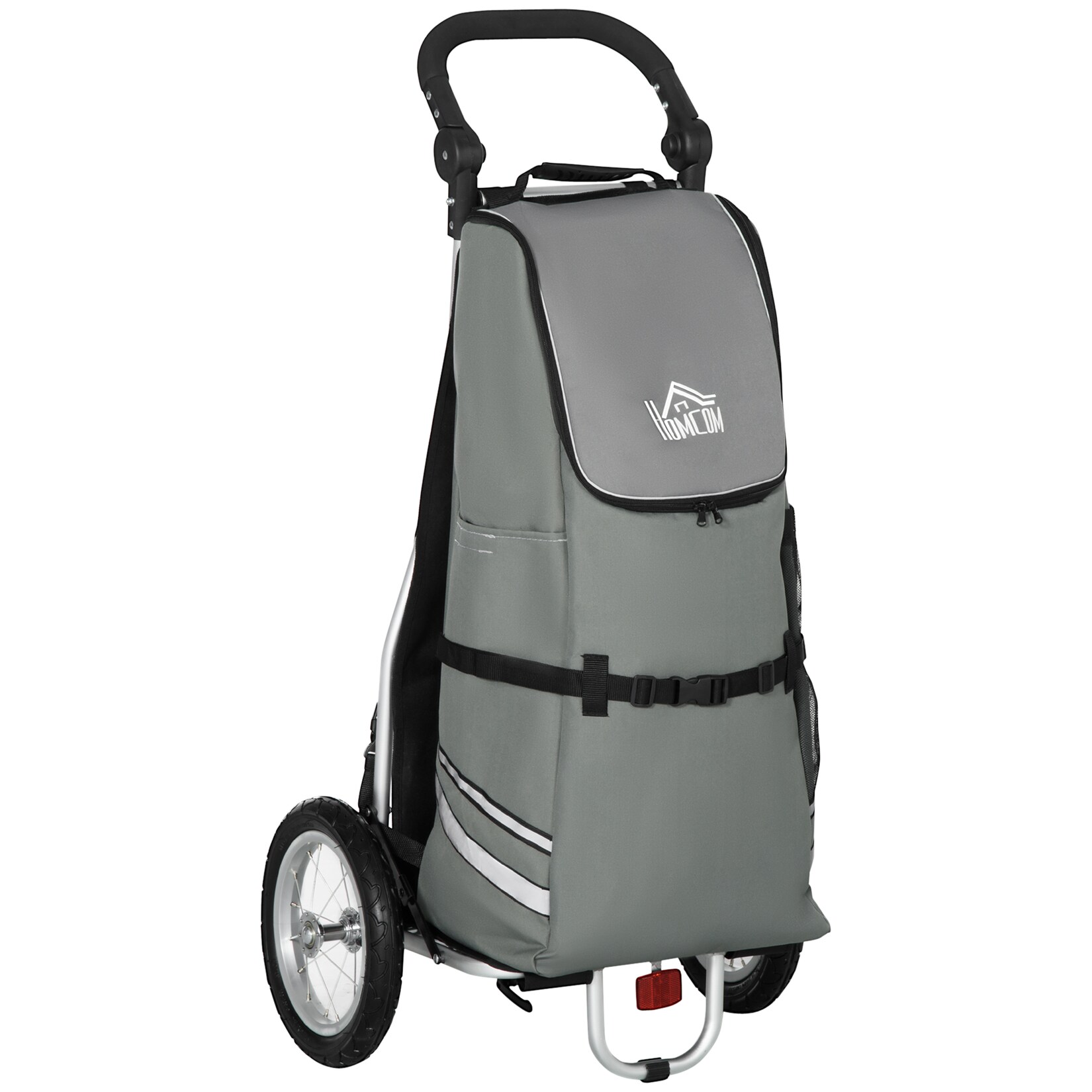 HOMCOM Lastenanhänger Aluminum, 600D Oxford-Gewebe | 04251774962780