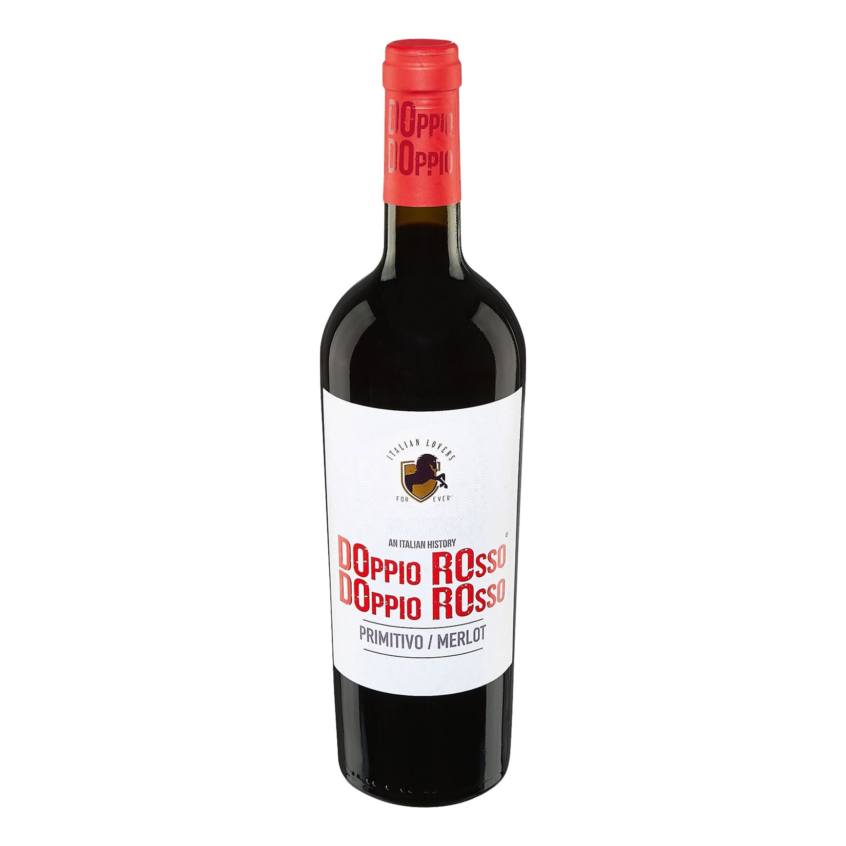 Doppio Rosso Primitivo Merlot  13,0 % vol 0,75 Liter - Bild 1