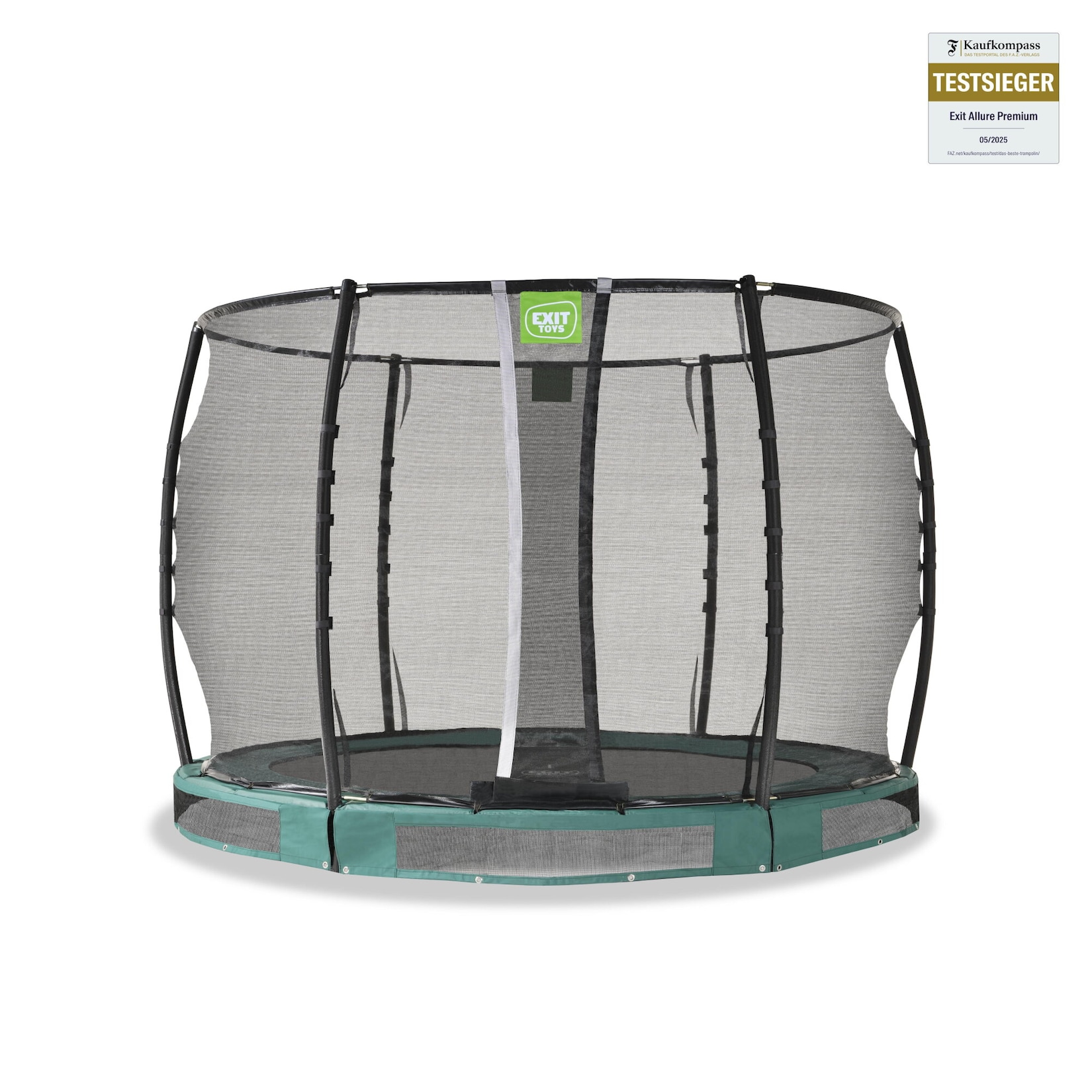 EXIT Allure Premium Bodentrampolin ø305cm - grün