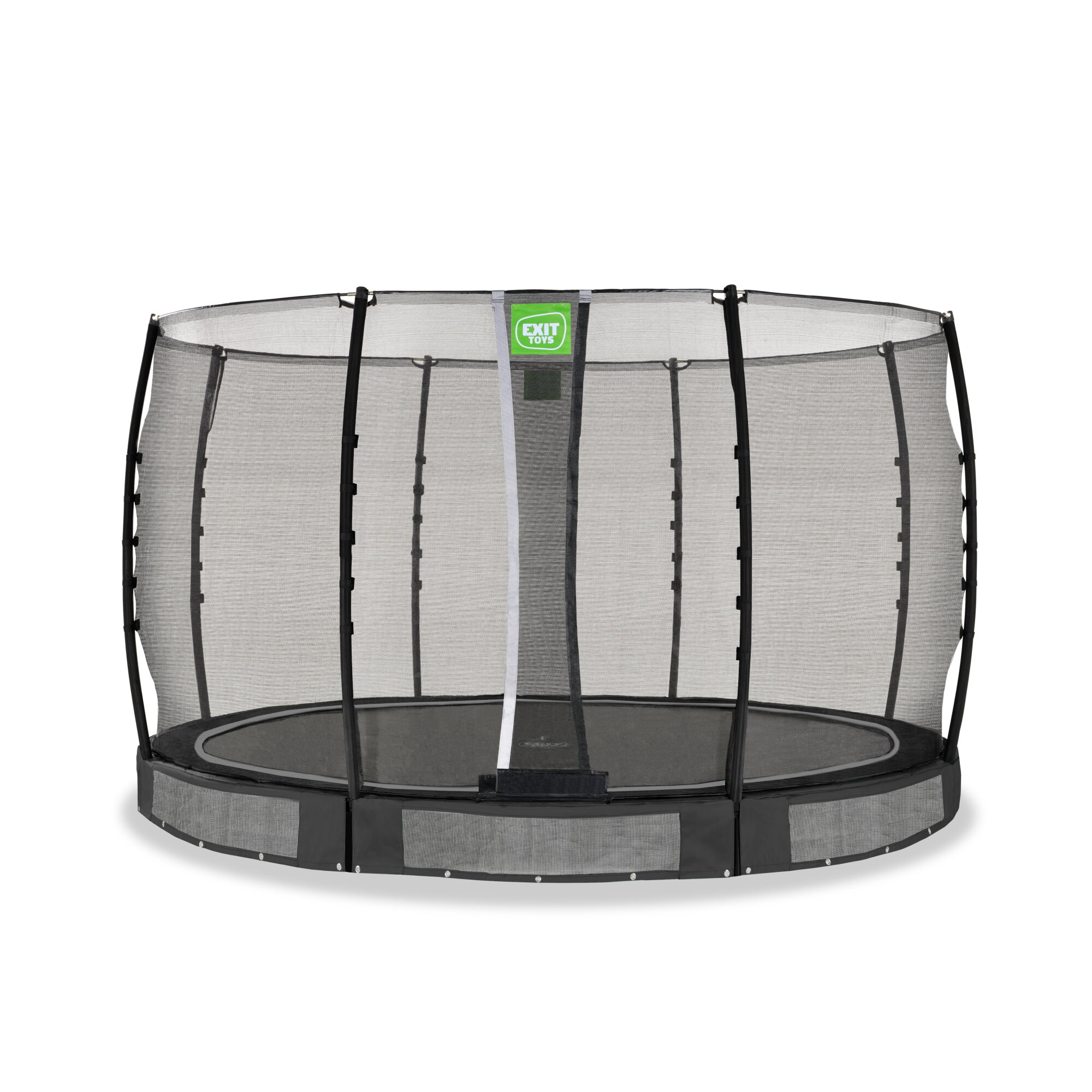 EXIT Allure Classic Bodentrampolin &oslash;366cm - schwarz - Bild 1