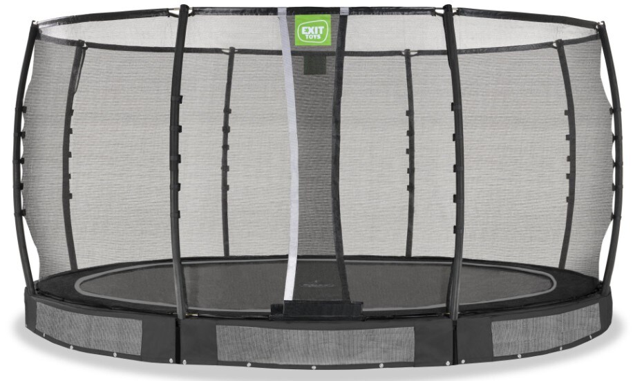 EXIT Allure Premium Bodentrampolin &oslash;427cm - schwarz - Bild 1