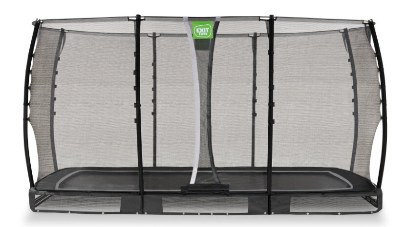 EXIT Allure Classic Bodentrampolin 214x366cm - schwarz - Bild 1