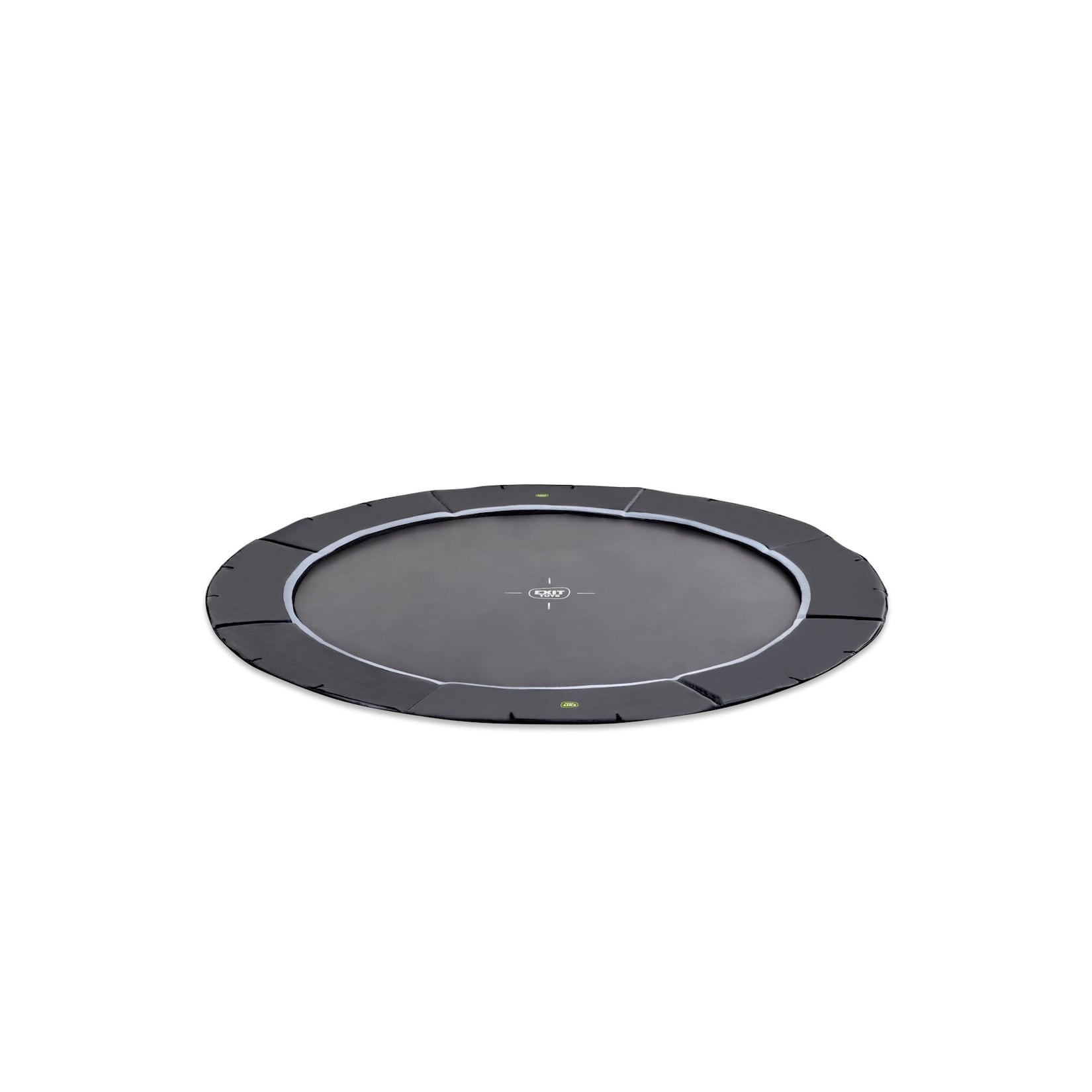 EXIT Dynamic ebenerdiges sports Trampolin ø366cm - schwarz