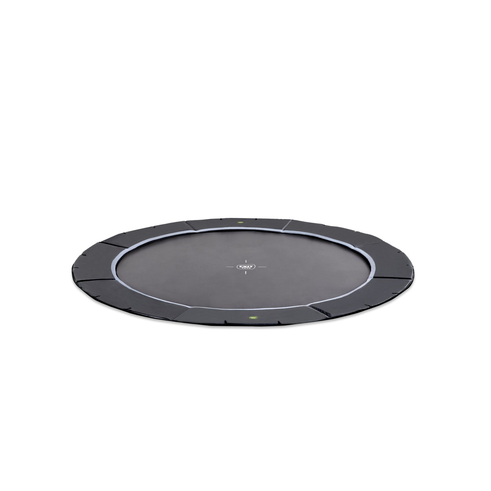 EXIT Dynamic ebenerdiges sports Trampolin ø427cm – schwarz | 08720289698133