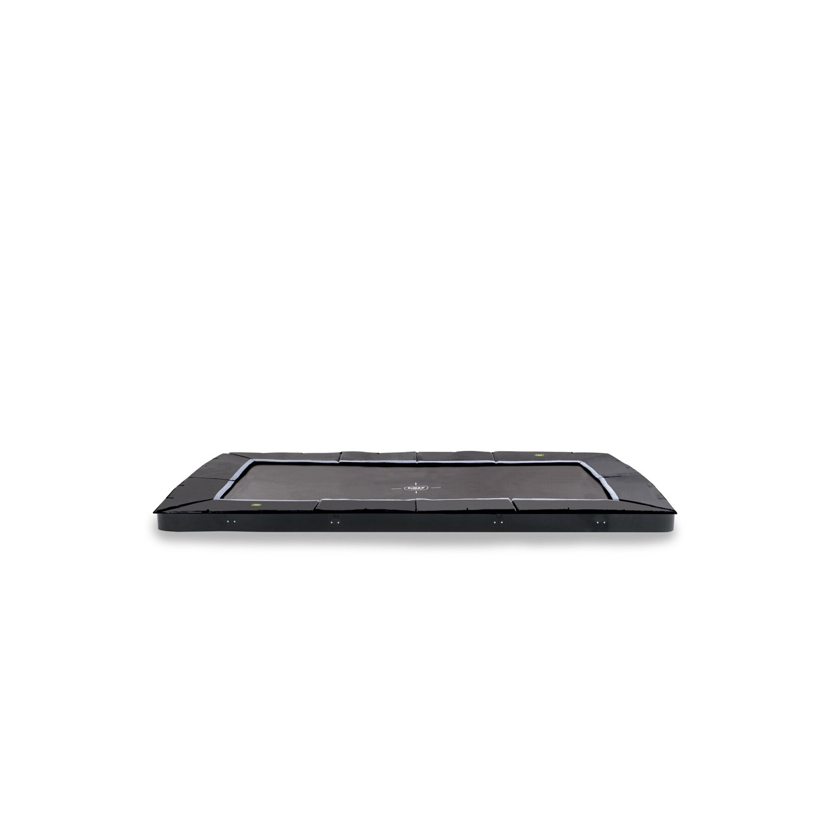 EXIT Dynamic ebenerdiges sports Trampolin 244x427cm - schwarz