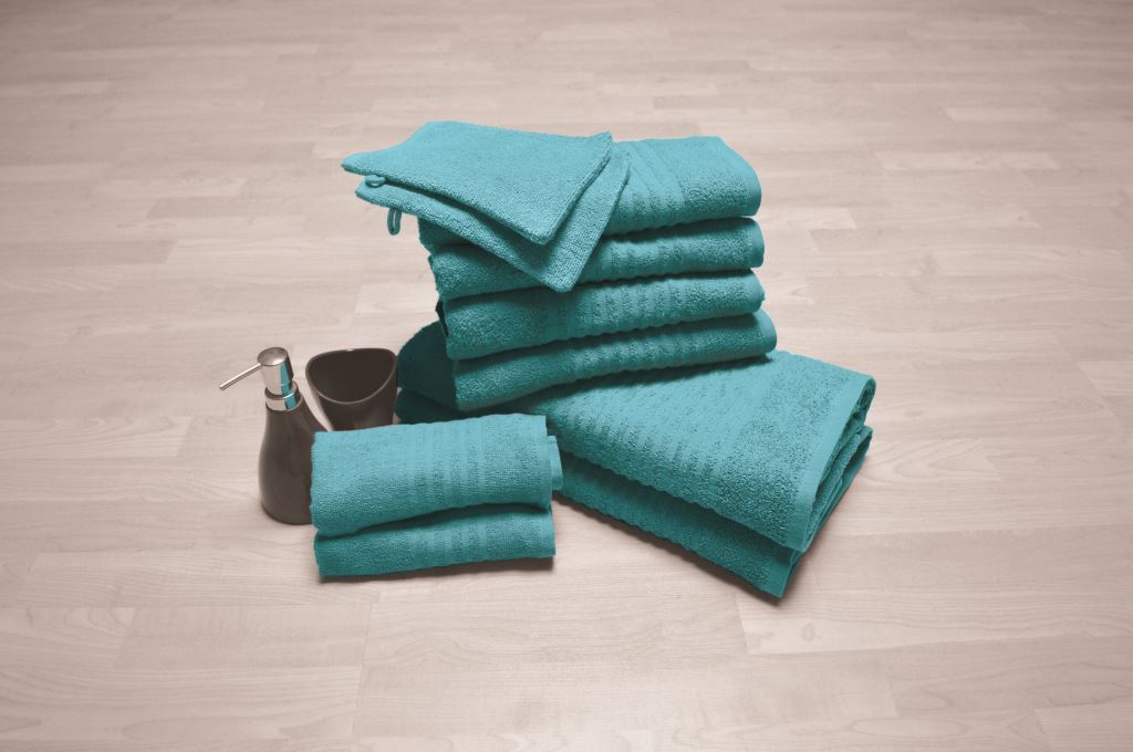 Dekor Frottierset XXL - blau - versch. Farben - Bild 1