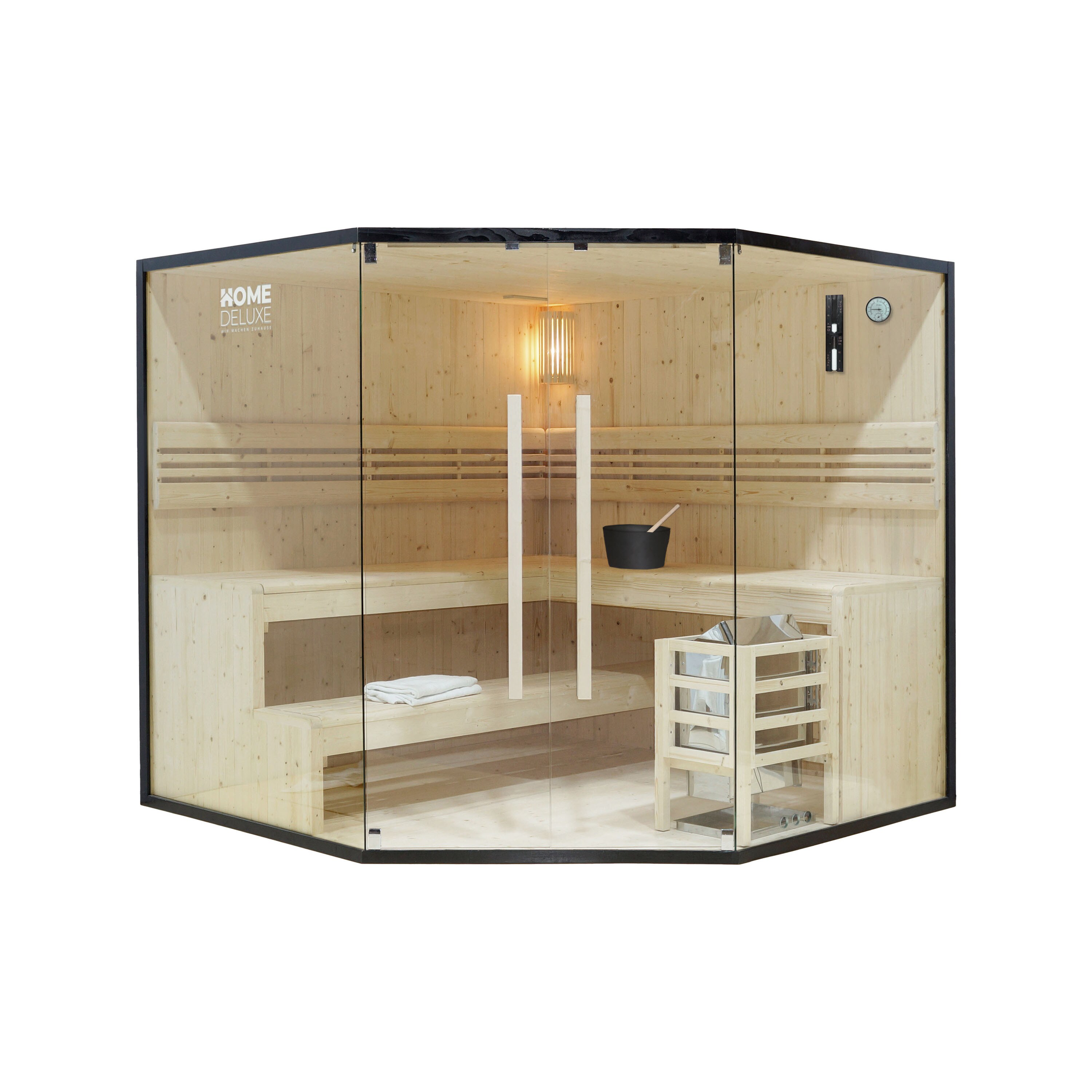 Home Deluxe Traditionelle Sauna SHADOW - XL BIG - Bild 1