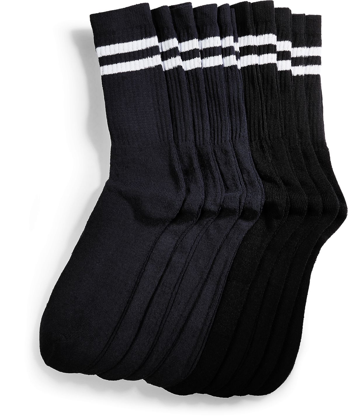 Freizeitsocken, 10er Pack - 5x schwarz 5x navy 35-38 - Bild 1