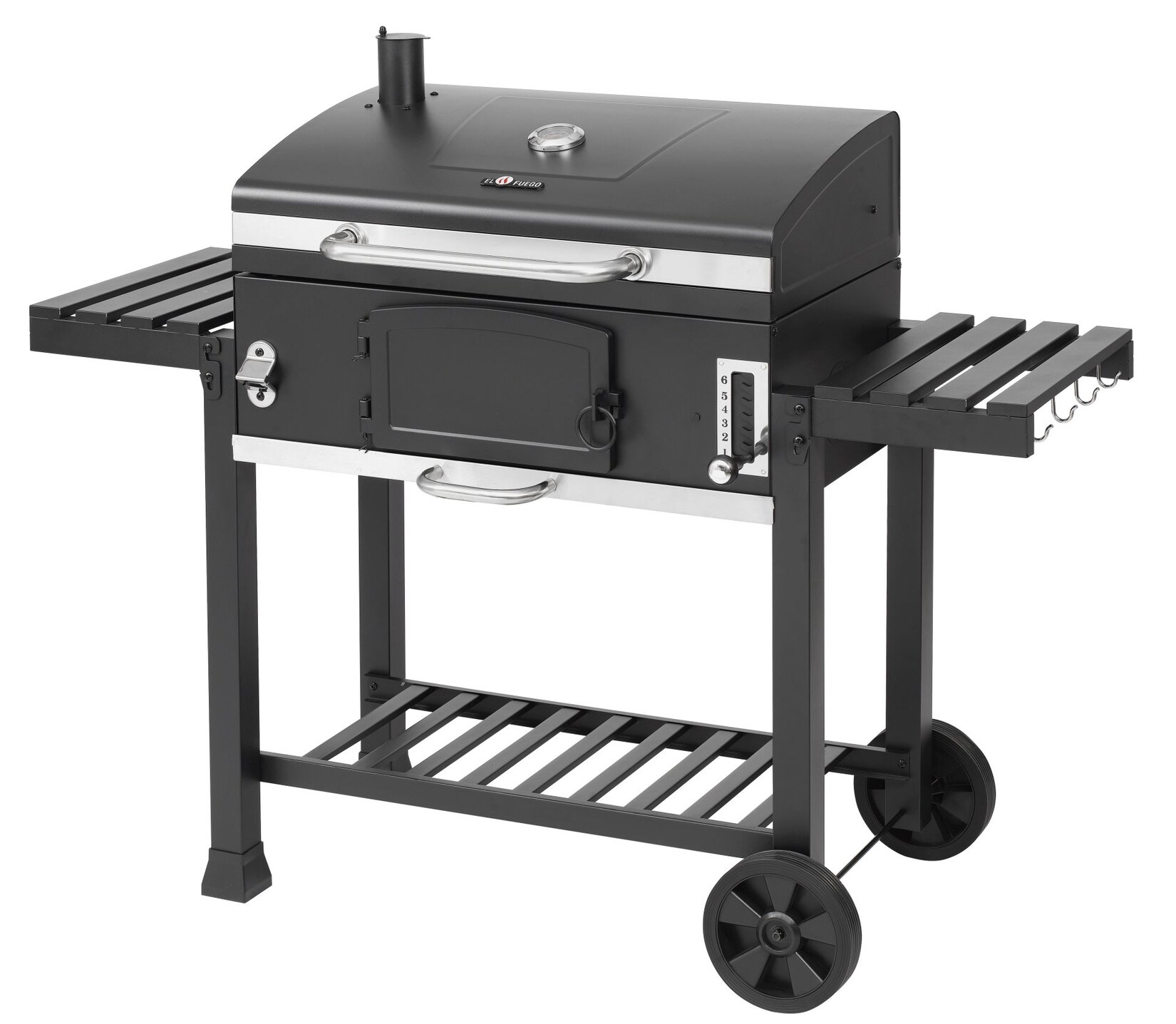 El Fuego Holzkohlegrill-Smoker Ontario XXL | 04250373204154