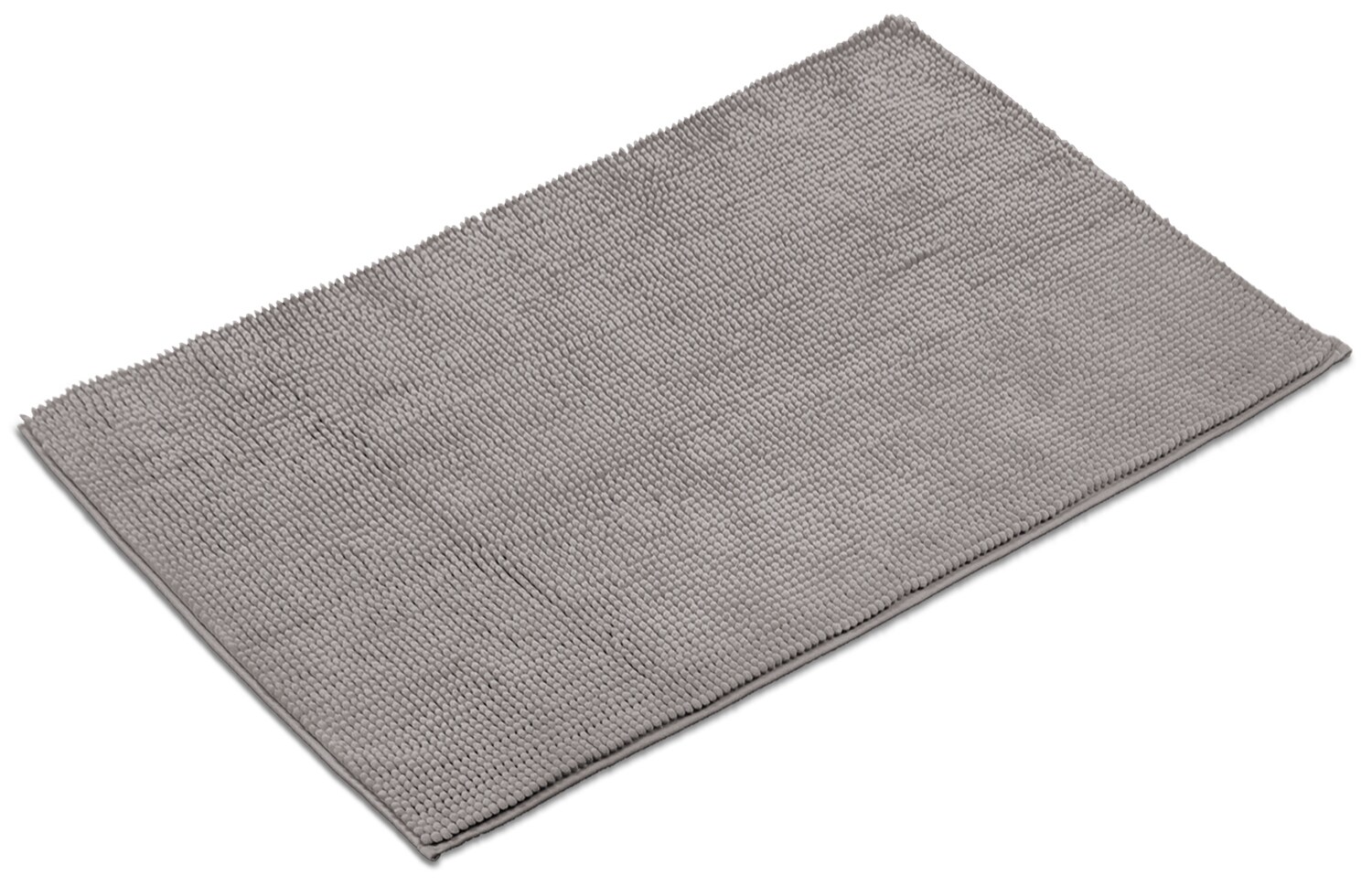 Dekor Badmatte Chenille - silber - ca. 60x90 cm versch. Farben - Bild 1