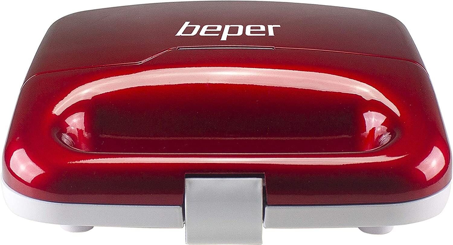 Beper P101CUD100 Waffeleisen für Waffel am Spiess in rot antihaftbeschichtet für 6 Waffeln | 08056420221633