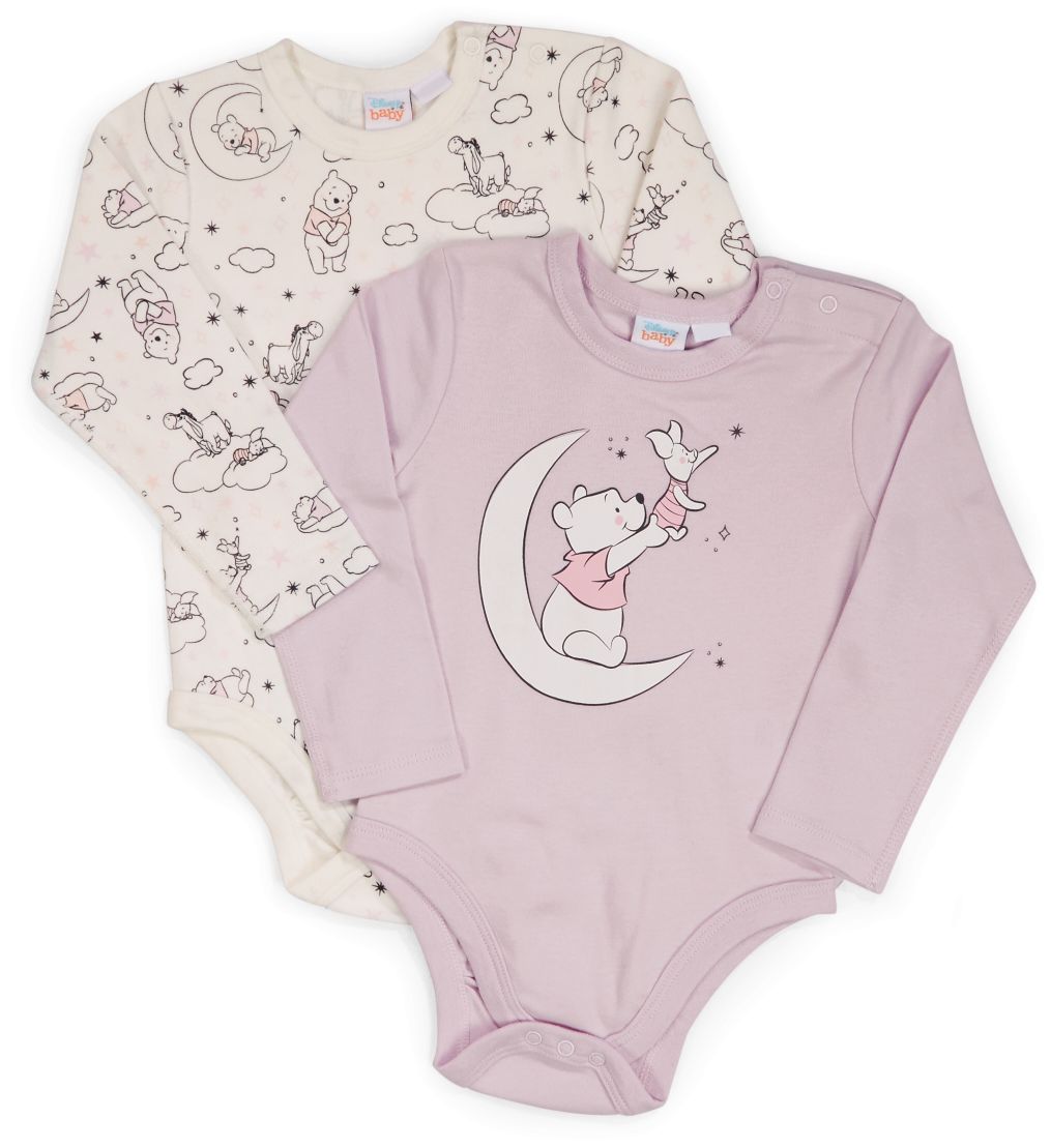Baby Body langarm Winnie Puh M&auml;dchen Gr. 62/68 - Bild 1