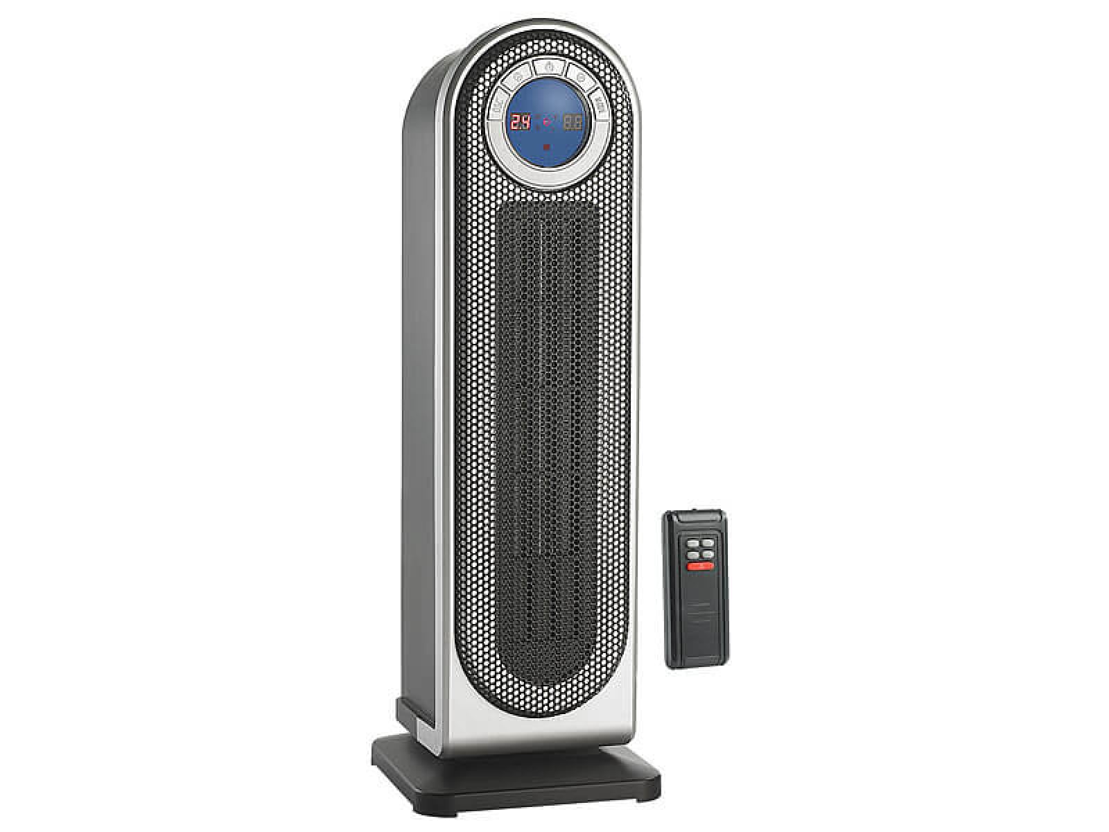 Sichler Digitaler Keramik-Heizl&uuml;fter NC-5460-911 mit Thermostat & Oszillation, FB, 2.000 W - Bild 1