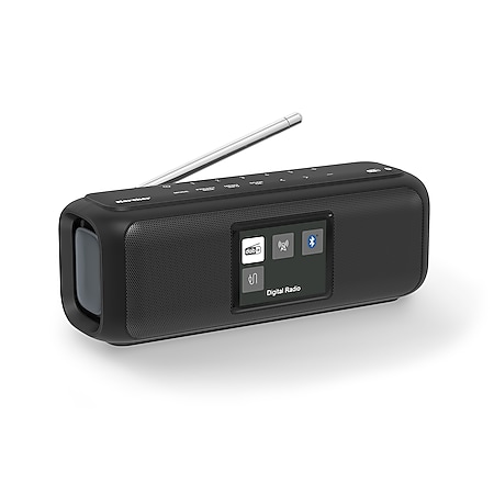Karcher DAB Go tragbarer Bluetooth Lautsprecher & Digitalradio DAB+, UKW  Radio mit 2,4\