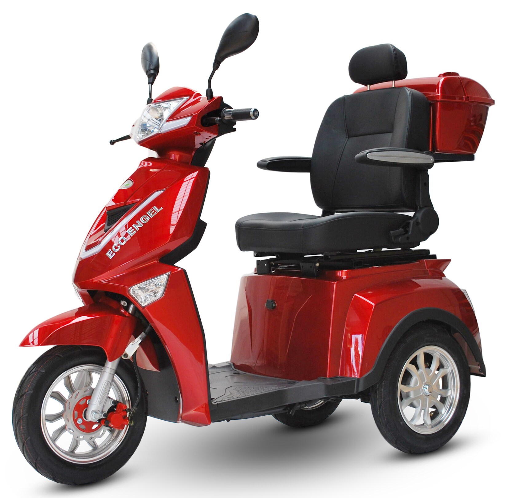 ECO ENGEL 504, Elektromobil 25 km/h 1000 Watt Seniorenmobil, Rot – versch. Farben | 04260343353324