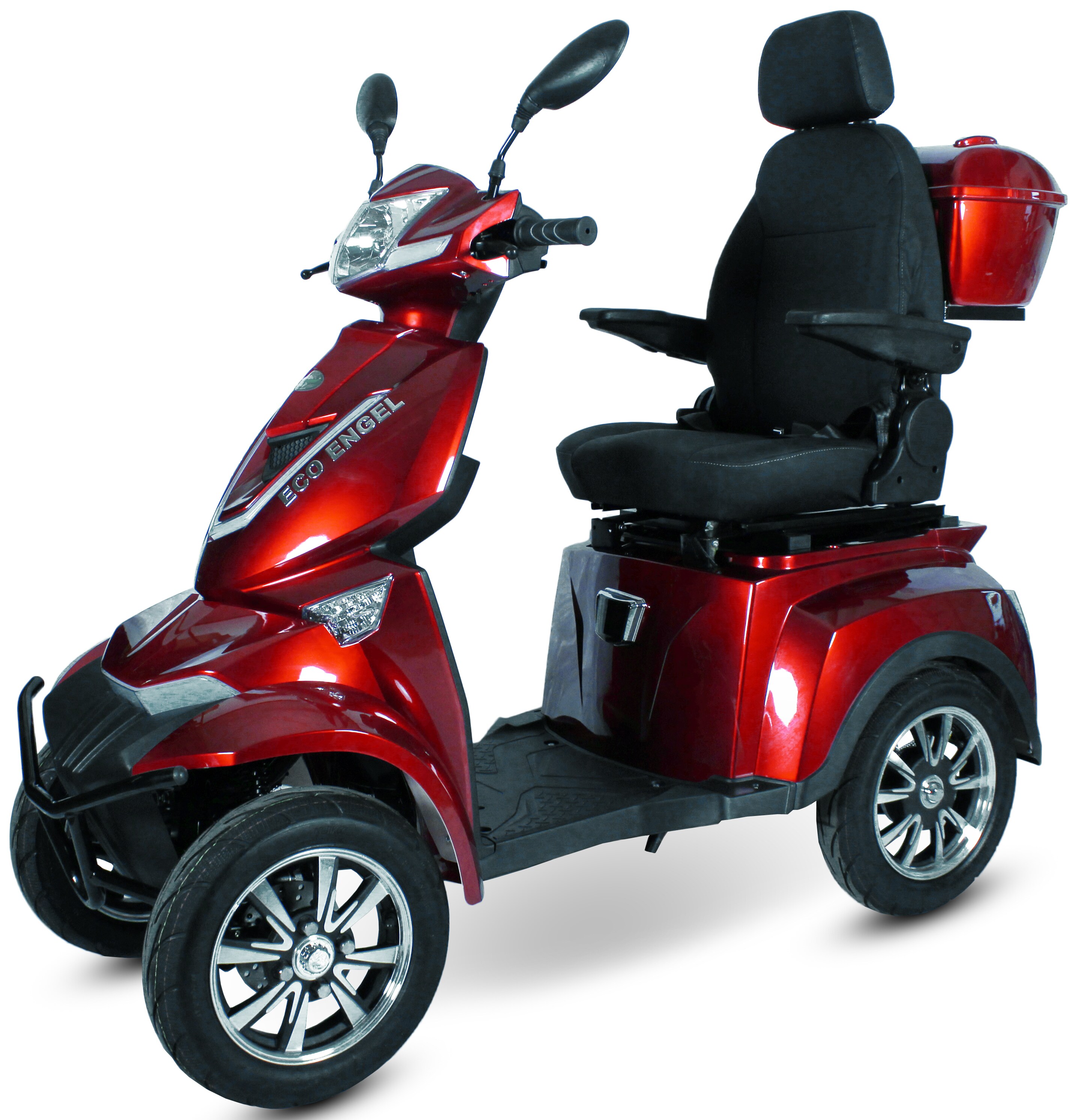 ECO ENGEL 530, 1000 Watt, 25 km/h, Elektromobil 4-Rad Roller, Rot - versch. Farben - Bild 1