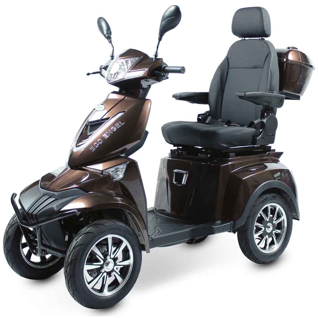 ECO ENGEL 530, 1000 Watt, 25 km/h, Elektromobil 4-Rad Roller, Braun - versch. Farben